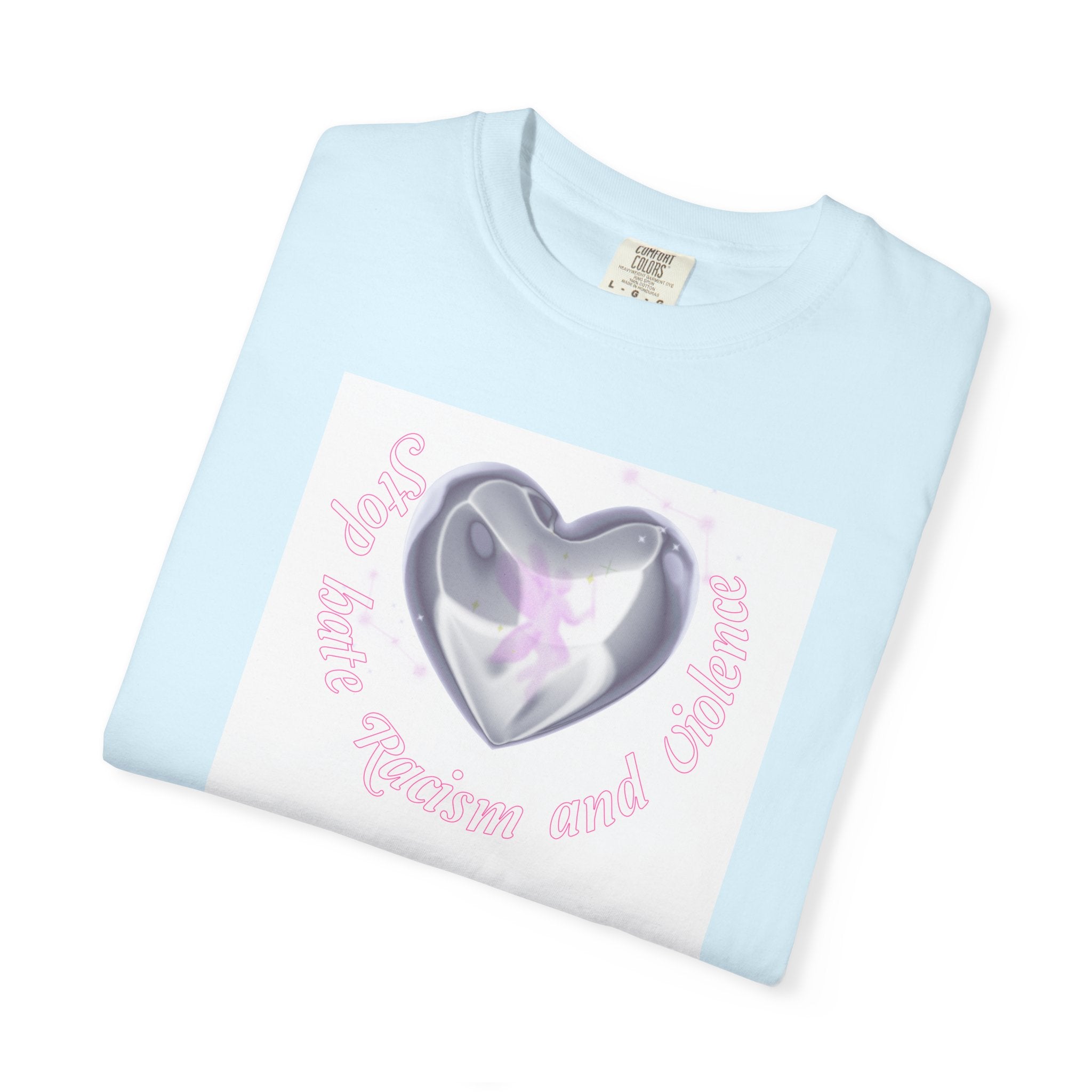 Heart Butterfly Tee — "Love, Hope, Passion and Patience" Graphic T-Shirt