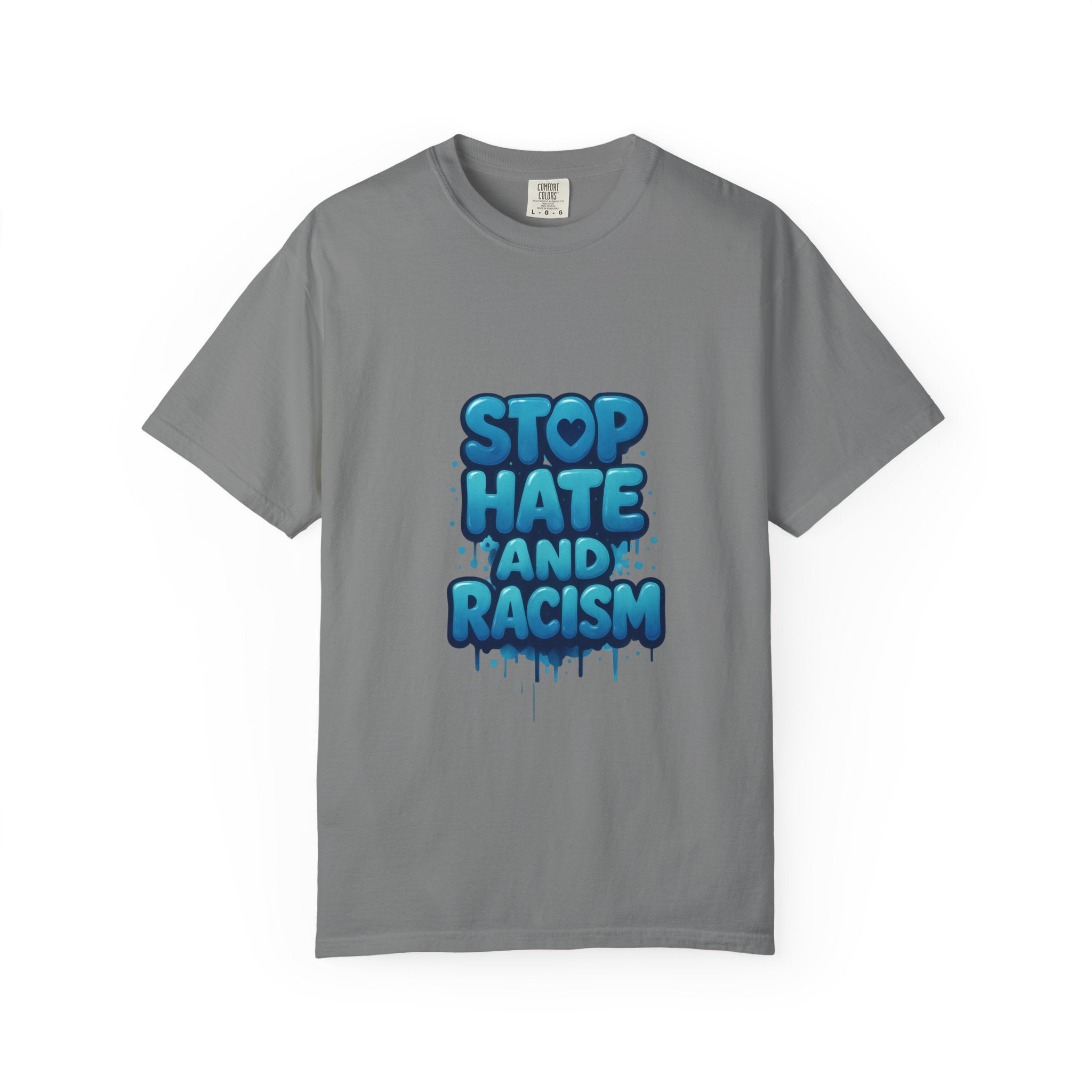 Stop Hate and Racism T-Shirt — Bold Anti-Racism Graphic Tee