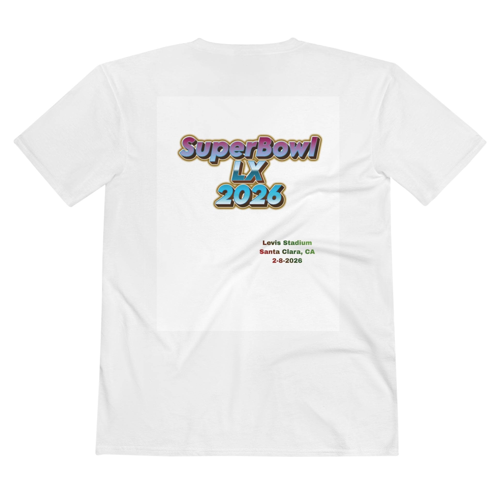 Super Bowl LX 2026 V-Neck Tee — Seahawks vs Patriots Game Day Shirt