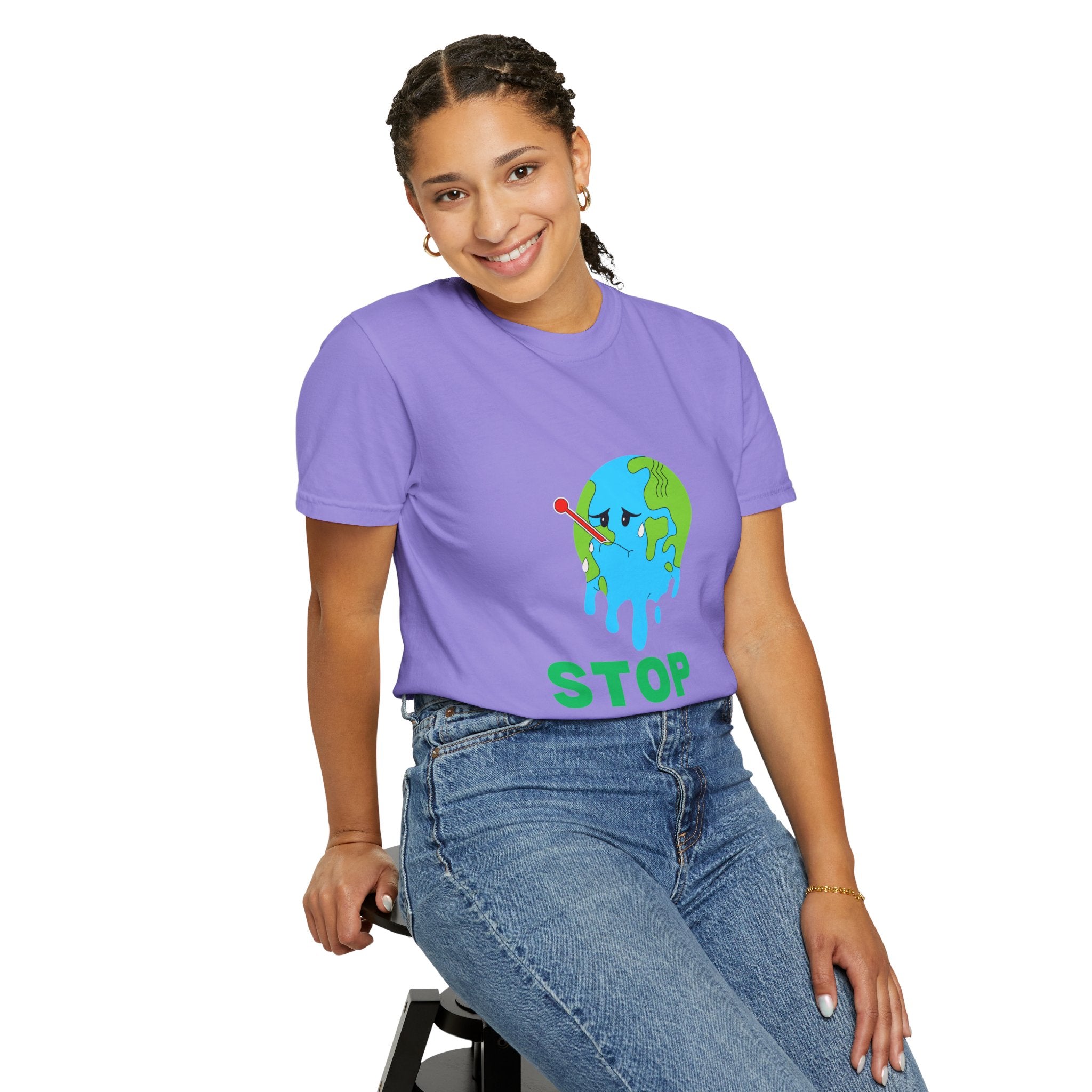 Stop Hate and Racism T-Shirt — Anti-Racism Earth Graphic Tee