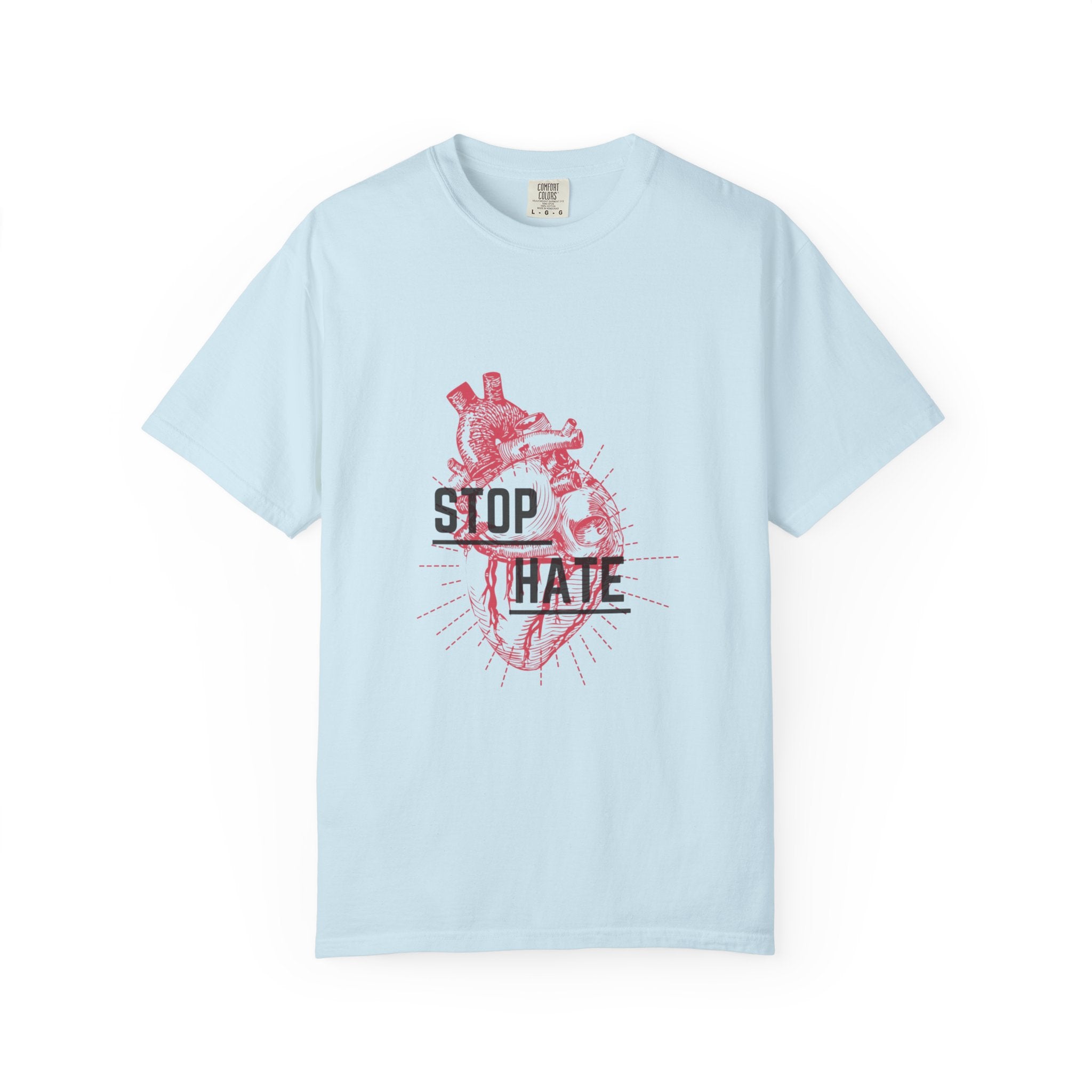 Stop Hate Heart T-Shirt — Anti-Hate Graphic Tee