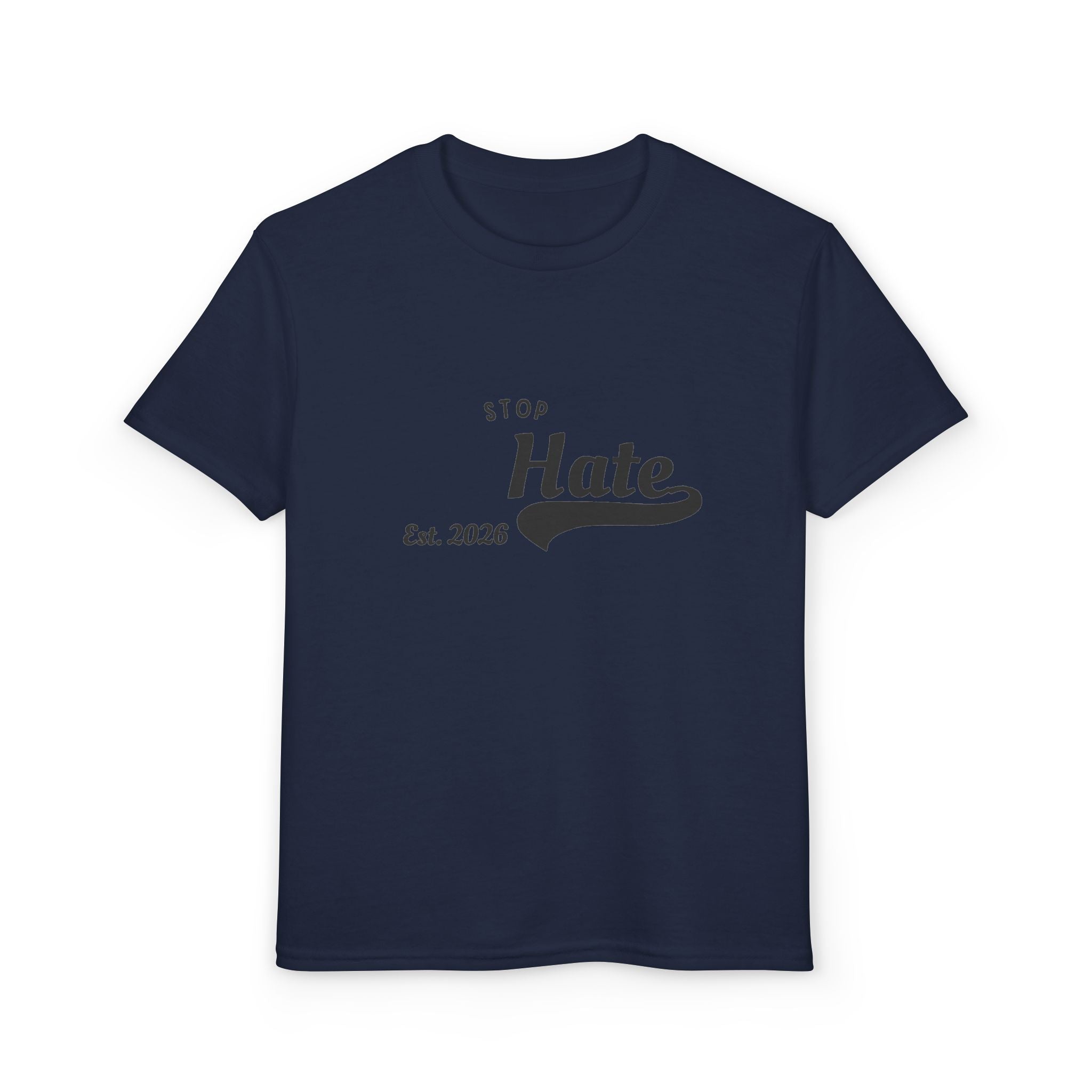 Youth T-Shirt — "Stop Hate Est. 2020" Graphic Tee