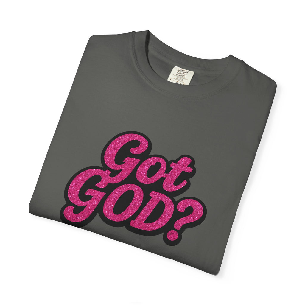 Got God? T-Shirt — Retro Bubble Letter Faith Tee