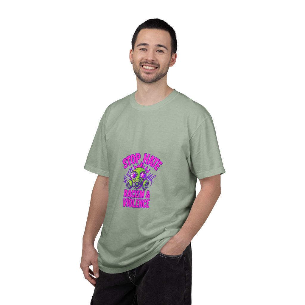 Stop Hate Racing & Violence T-Shirt — Anti-Hate Graphic Tee