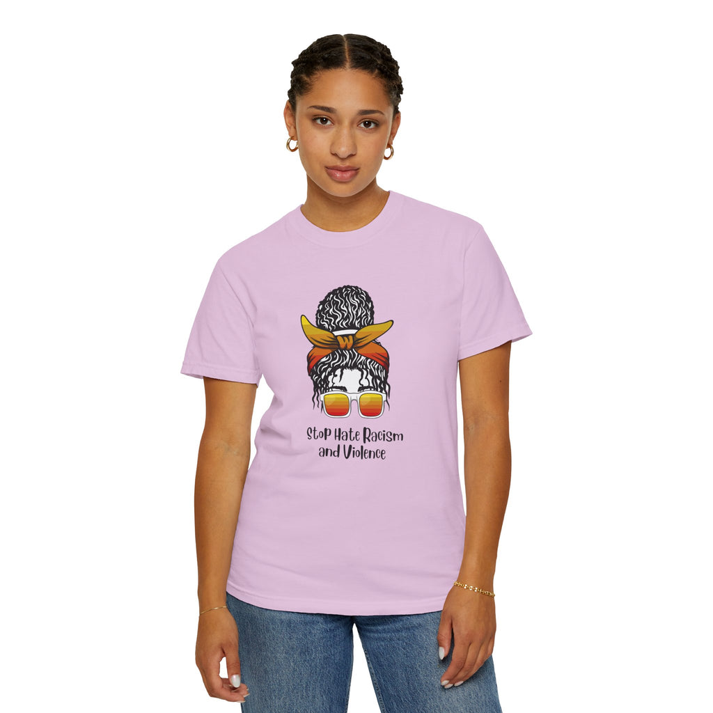 Stop Hate Racism and Violence T-Shirt — Empowering Anti-Racism Graphic Tee