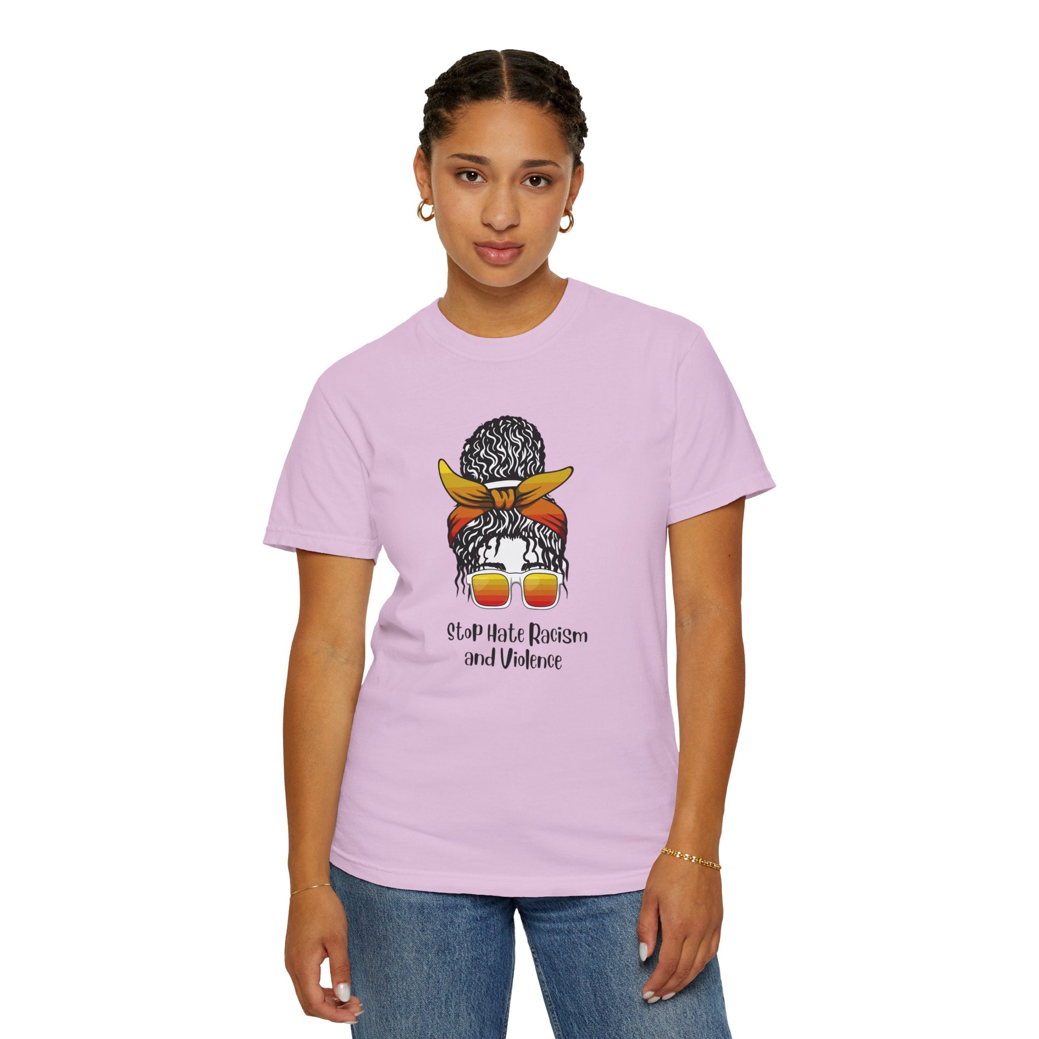 Stop Hate Racism and Violence T-Shirt — Empowering Anti-Racism Graphic Tee