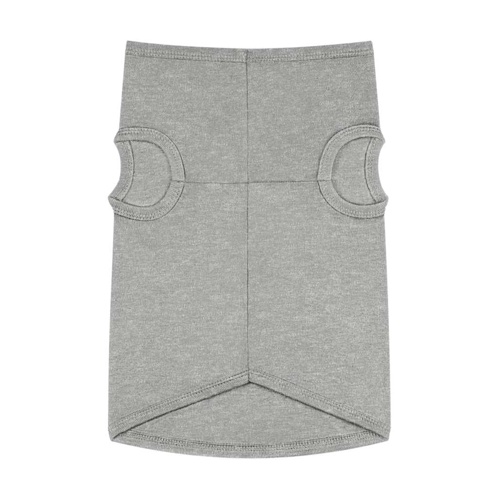 Pet Tank Top — "Stop Hate: Racism & Violence" Neon Gas Mask Anti-Racism Tee for Dogs