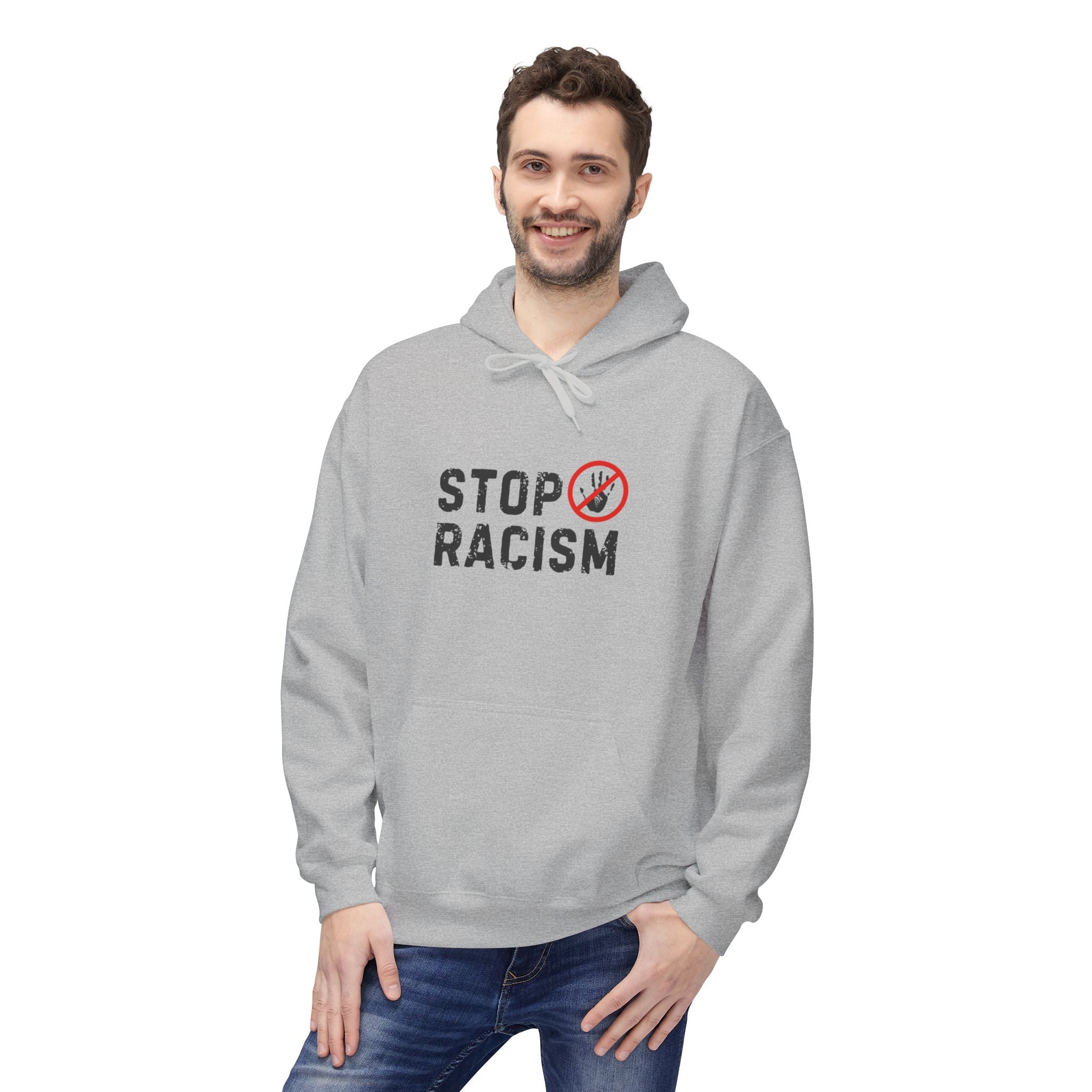 Stop Racism Hoodie — Anti-Racism Statement Pullover