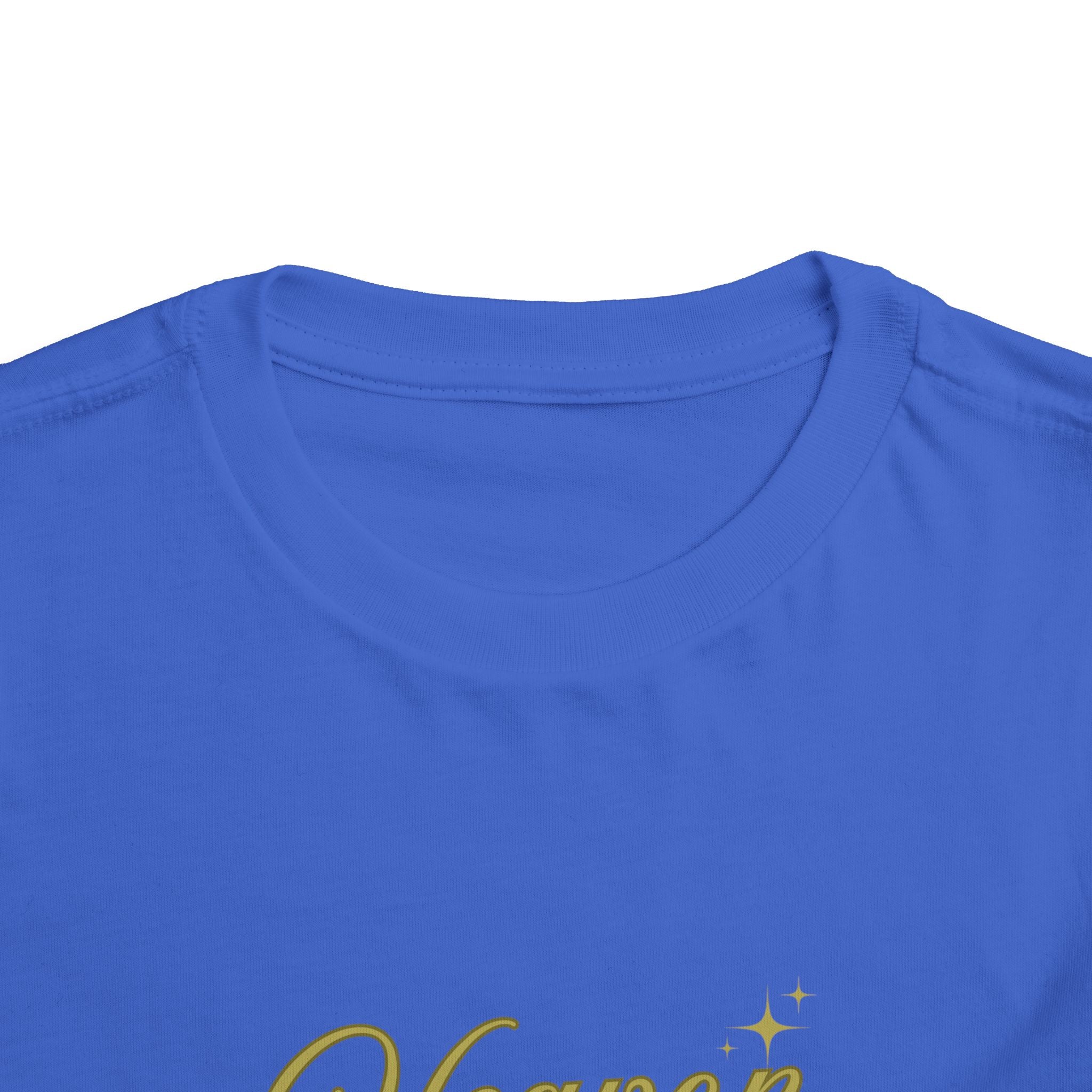 Heaven Sent Toddler Tee — Gold Script Baby Shirt