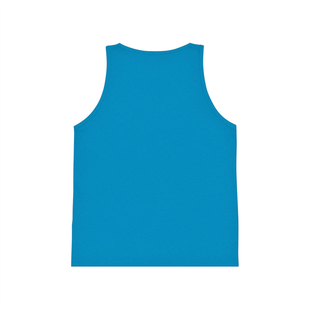 Kids Tank Top — "Stop Hate and Racism" Purple Butterfly Anti-Racism Tee