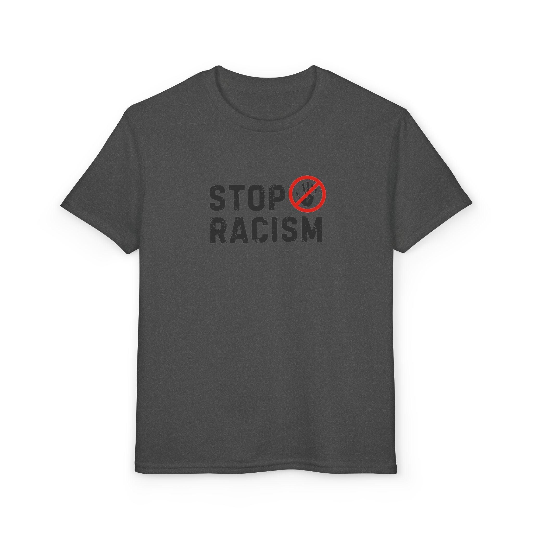 Youth T-Shirt — "Stop Racism" Anti-Racism Graphic Tee