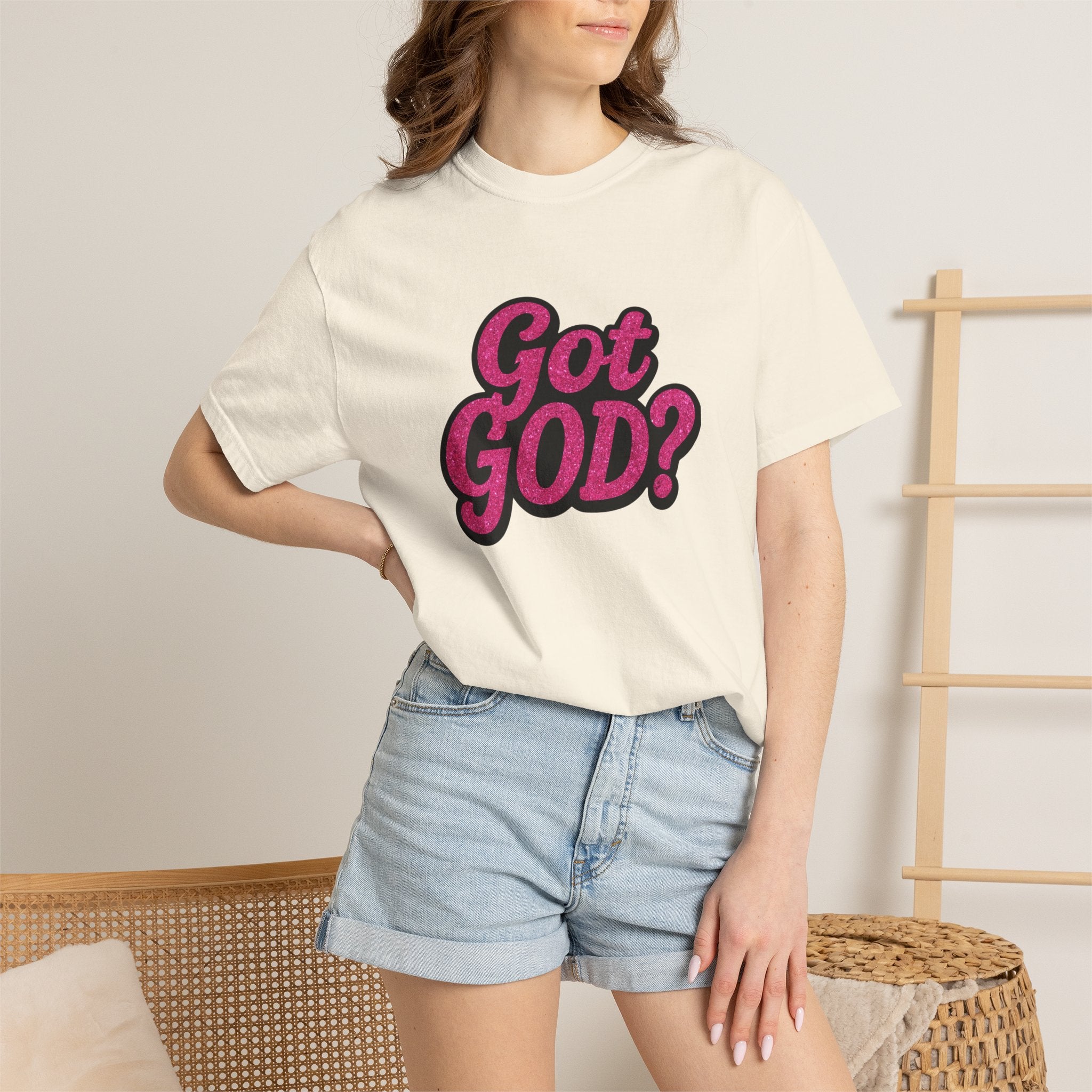 Got God? T-Shirt — Retro Bubble Letter Faith Tee