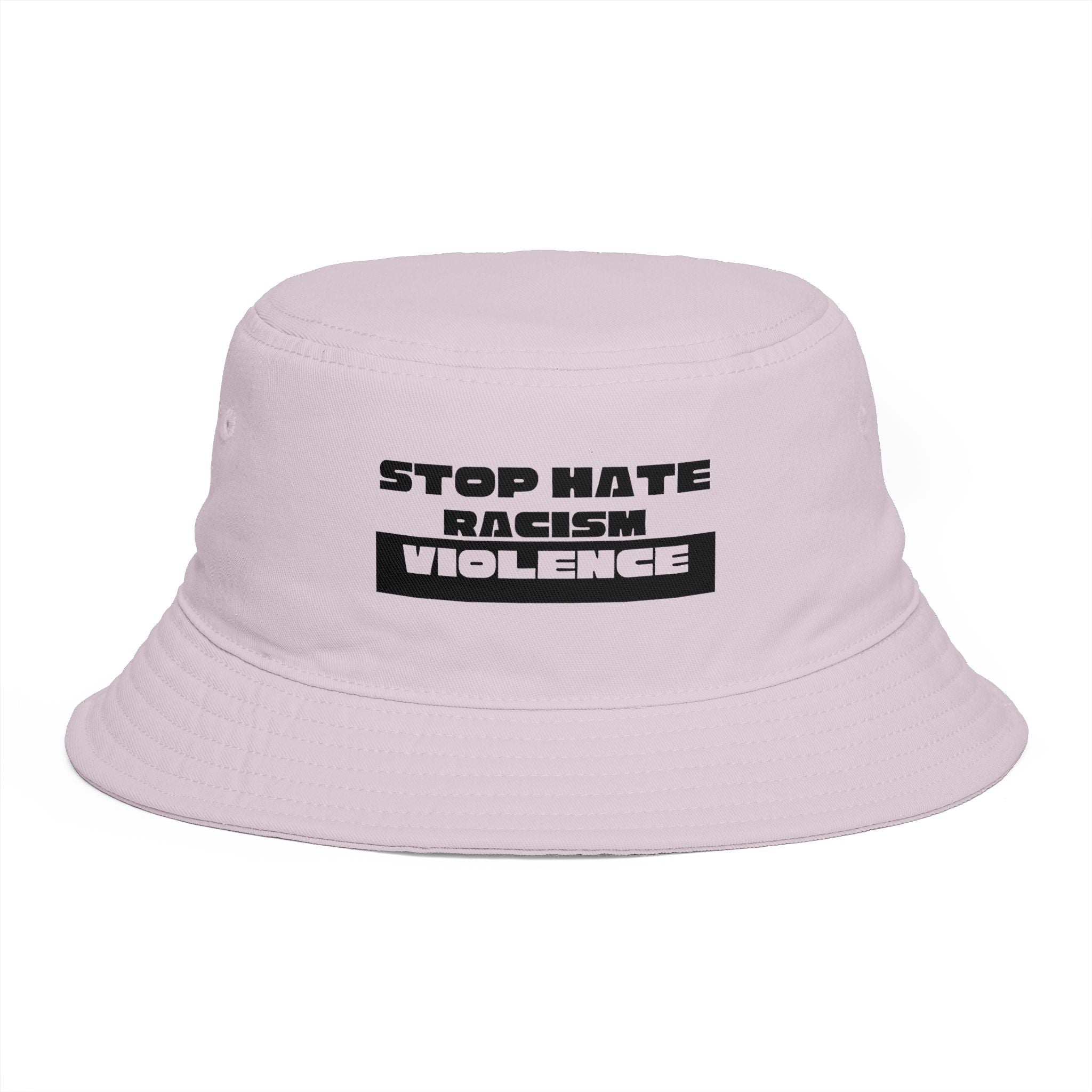 Bucket Hat - "Stop Hate Racism Violence" Anti-Racism Statement Hat