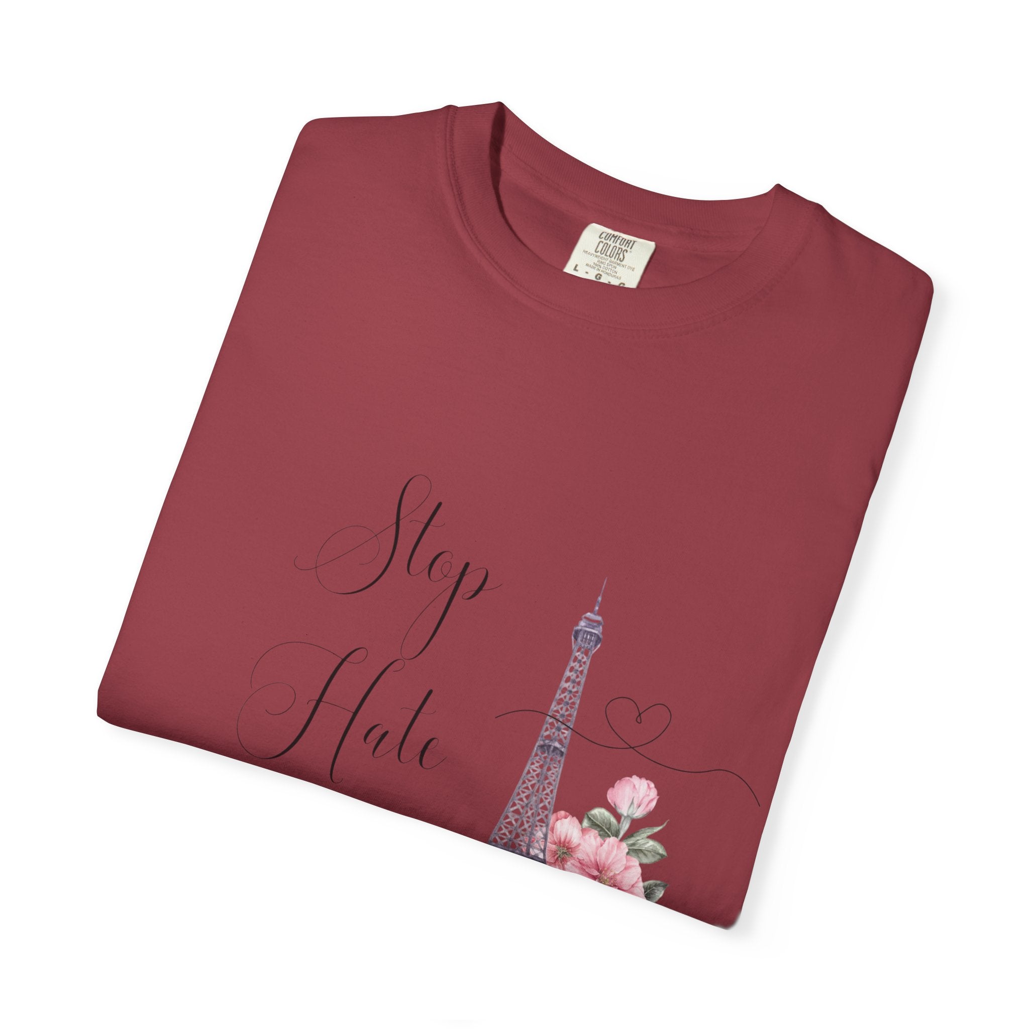 Paris Floral 'Stay Awhile' T-Shirt