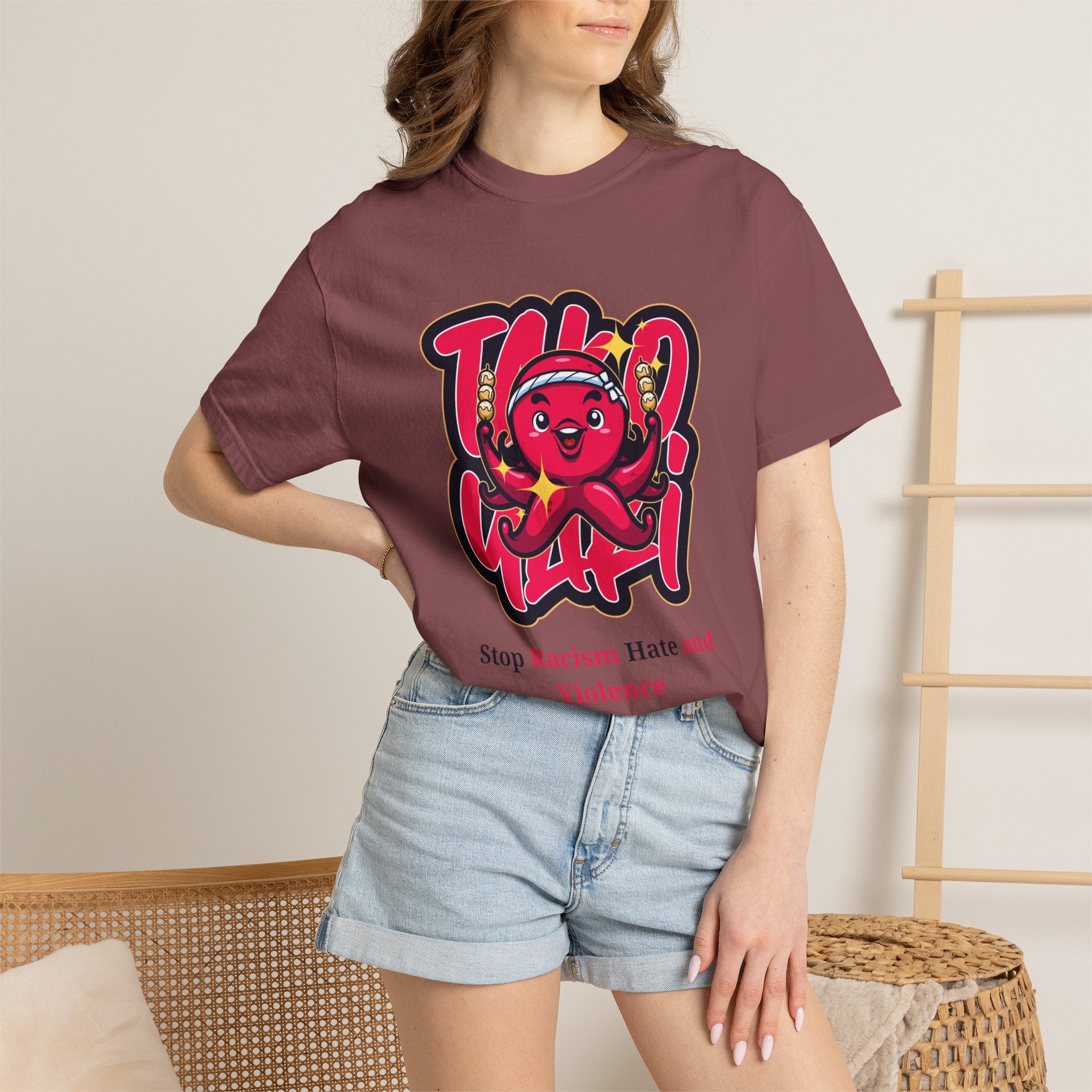 Stop Racism Octopus T-Shirt — Anti-Racism Message Tee