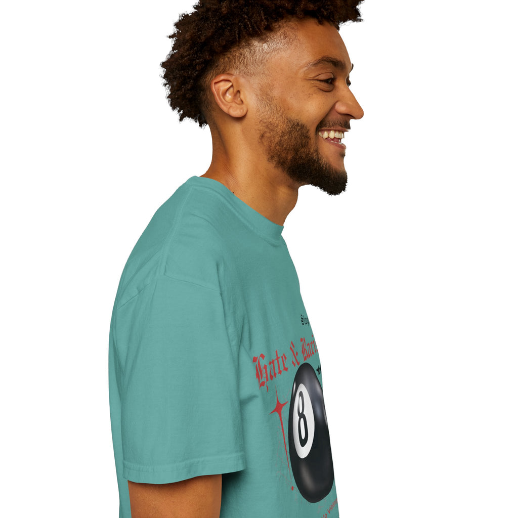 Anti-Racism 8-Ball T-Shirt — Stop Hate & Racism Graphic Tee