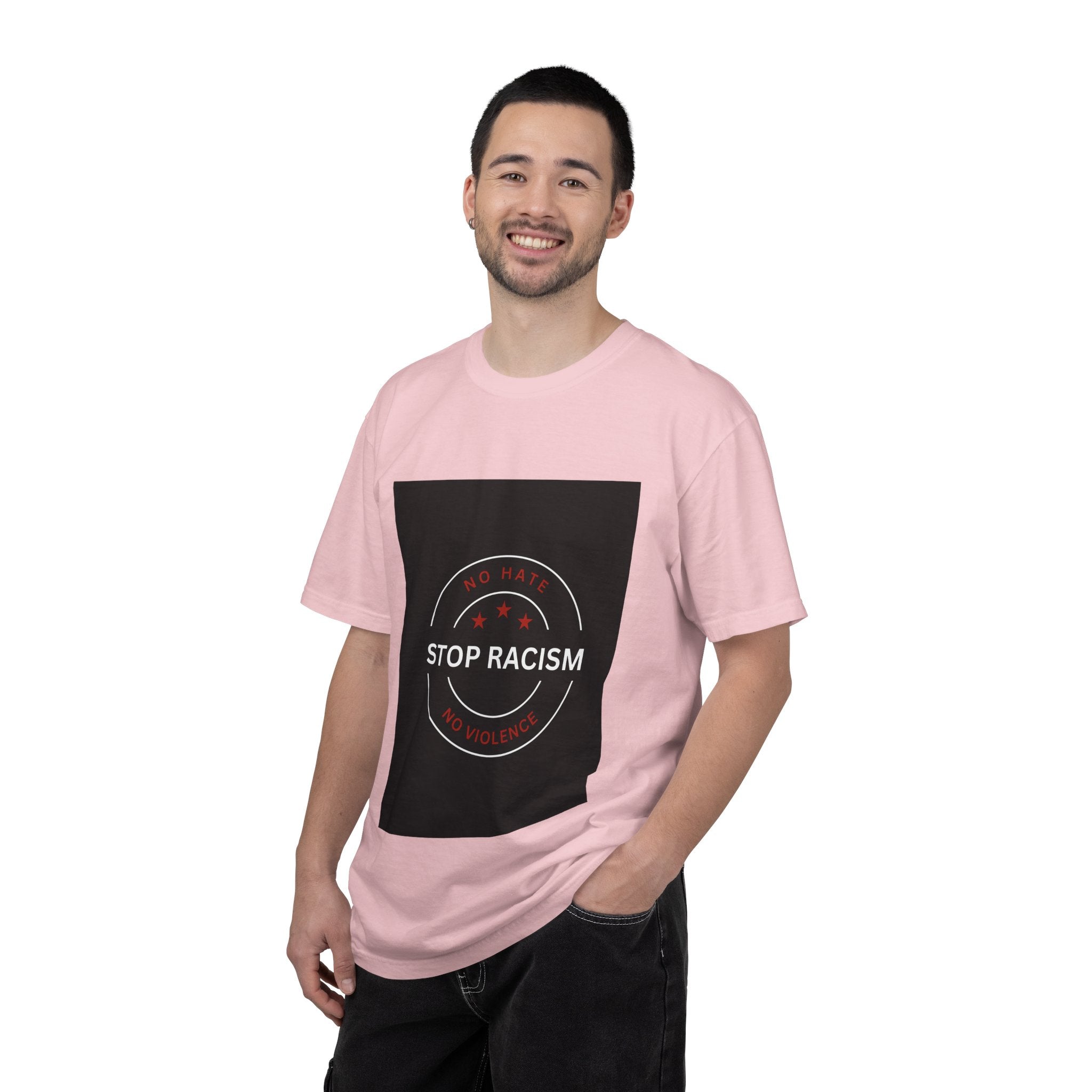Stop Racism T-Shirt — 'No Hate No Violence' Social Justice Tee