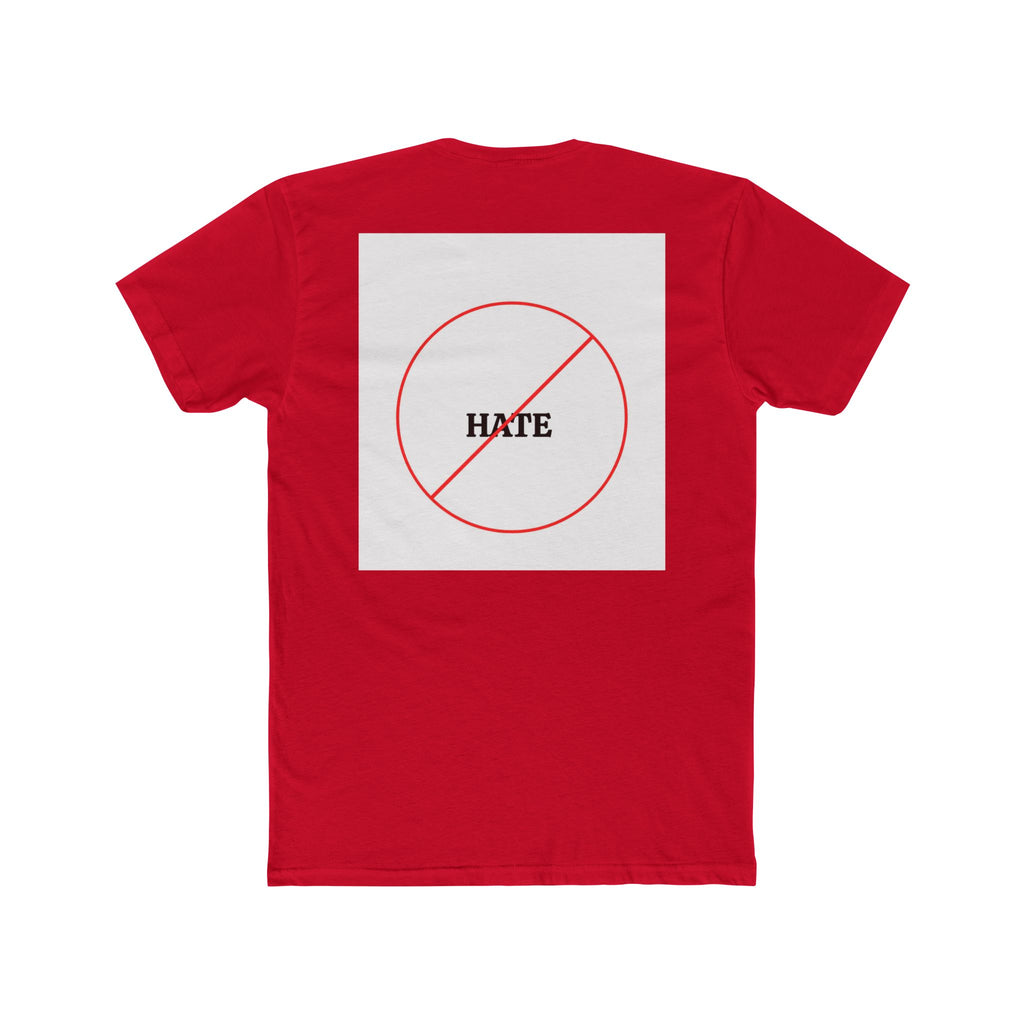 All Heart Tee — 'No Hate' Graphic Cotton T-Shirt
