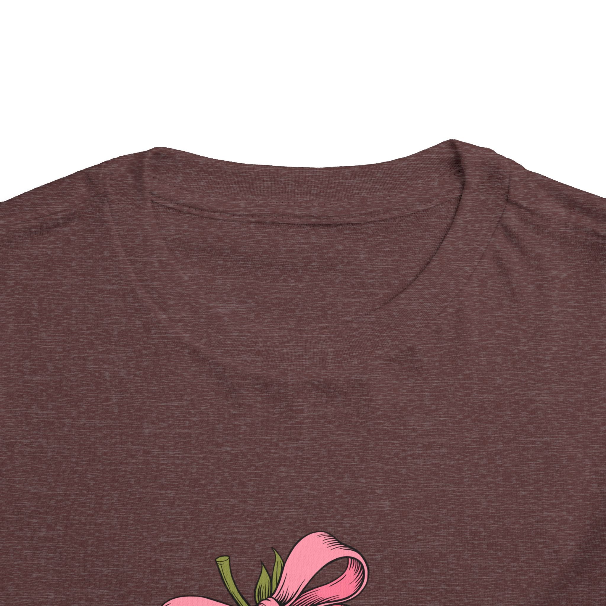 Toddler Tee — Pink Gift Strawberry Graphic "Stop Rockin and Rollin"