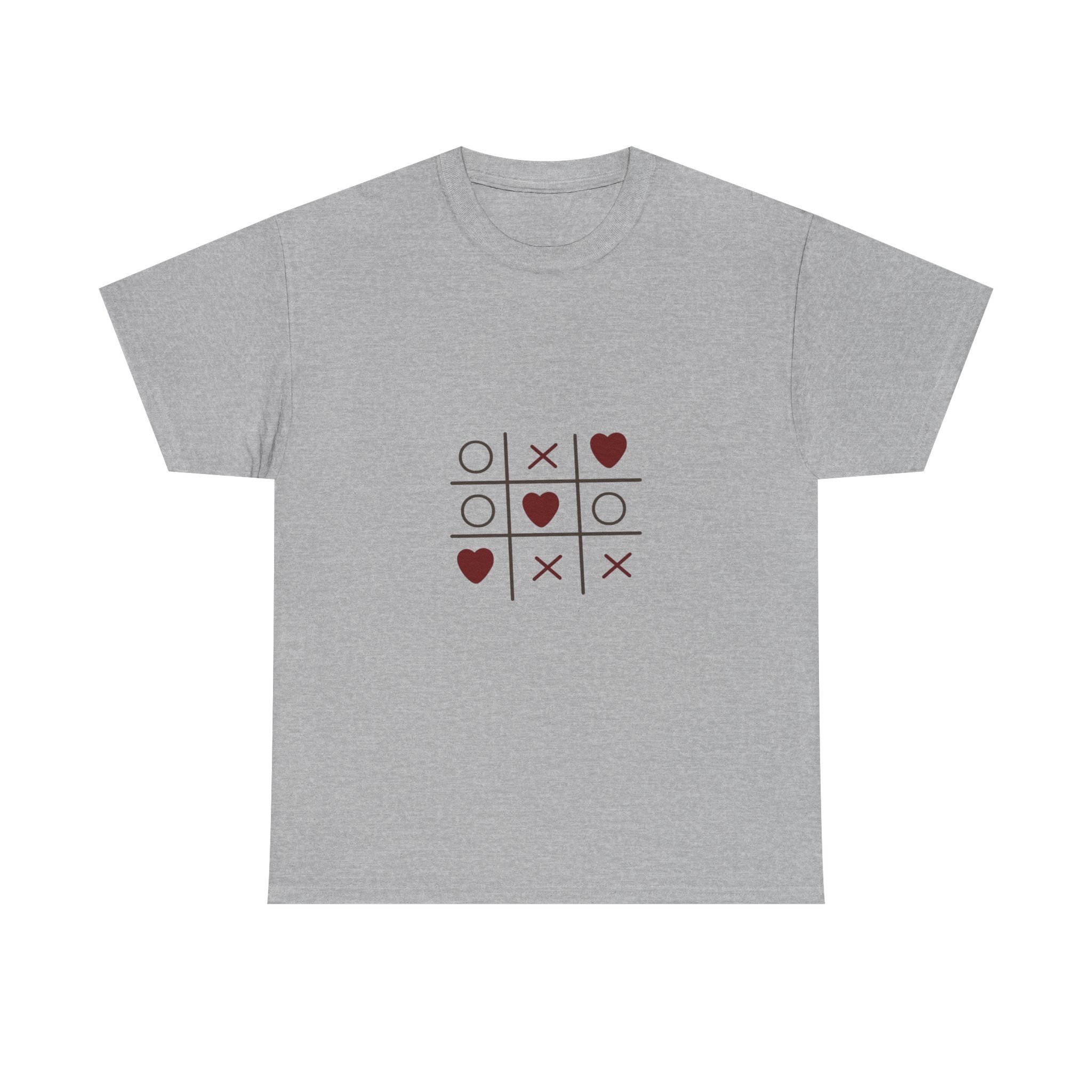 Tic Tac Toe Hearts T-Shirt — Cute Valentine’s Day Graphic Tee