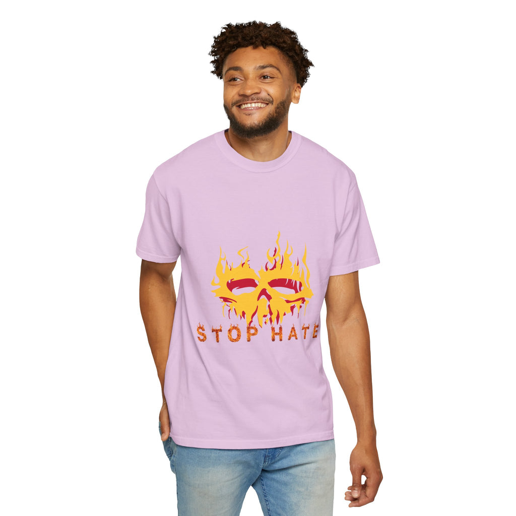 Stop Hate Flame Mask T-Shirt