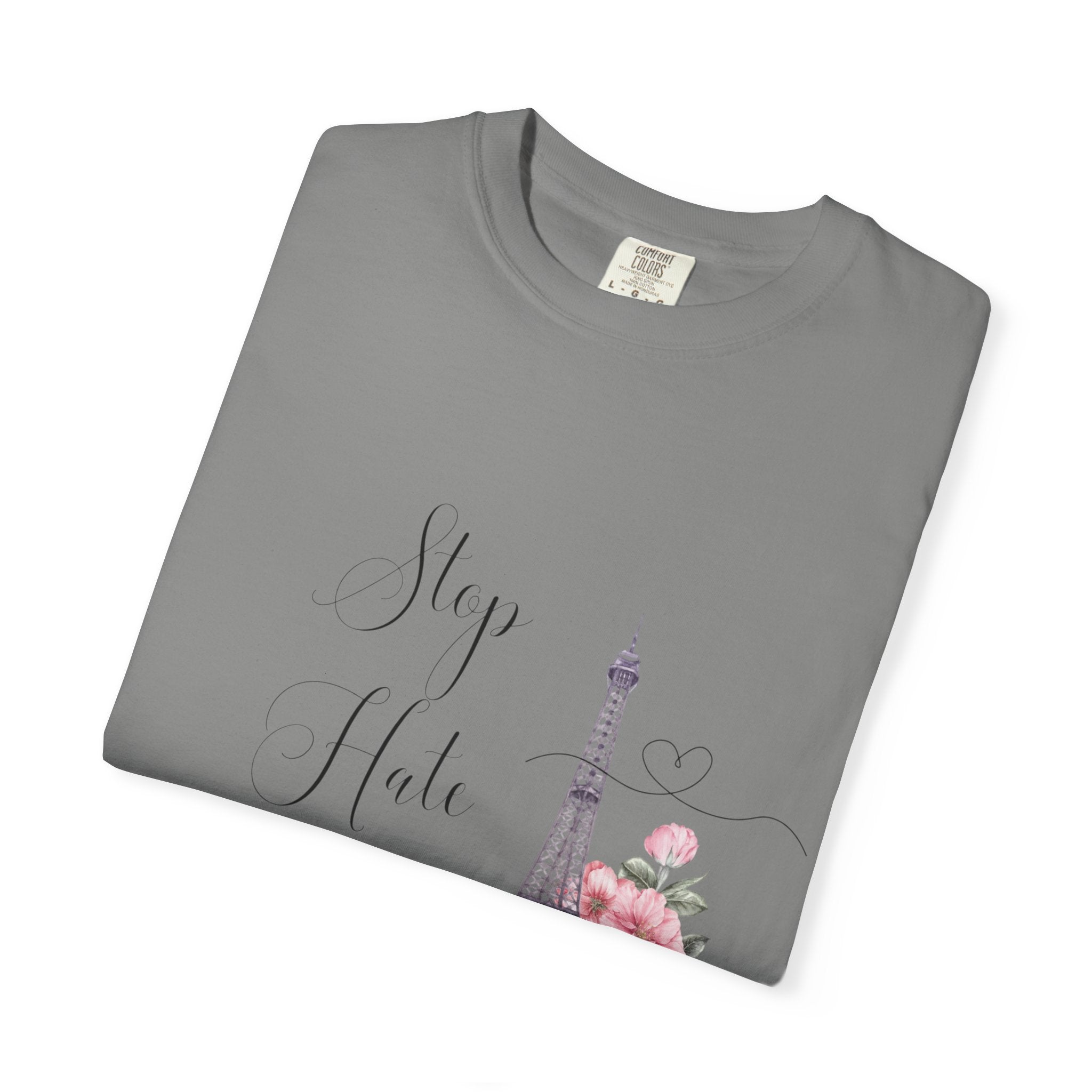 Paris Floral 'Stay Awhile' T-Shirt
