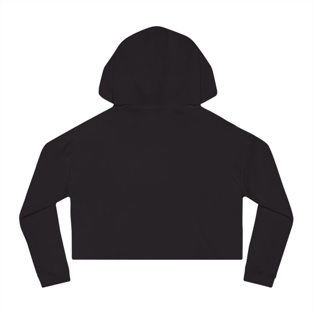 Cropped Hoodie — 'Power In The Name Of Jesus' Christian Faith Sweatshirt