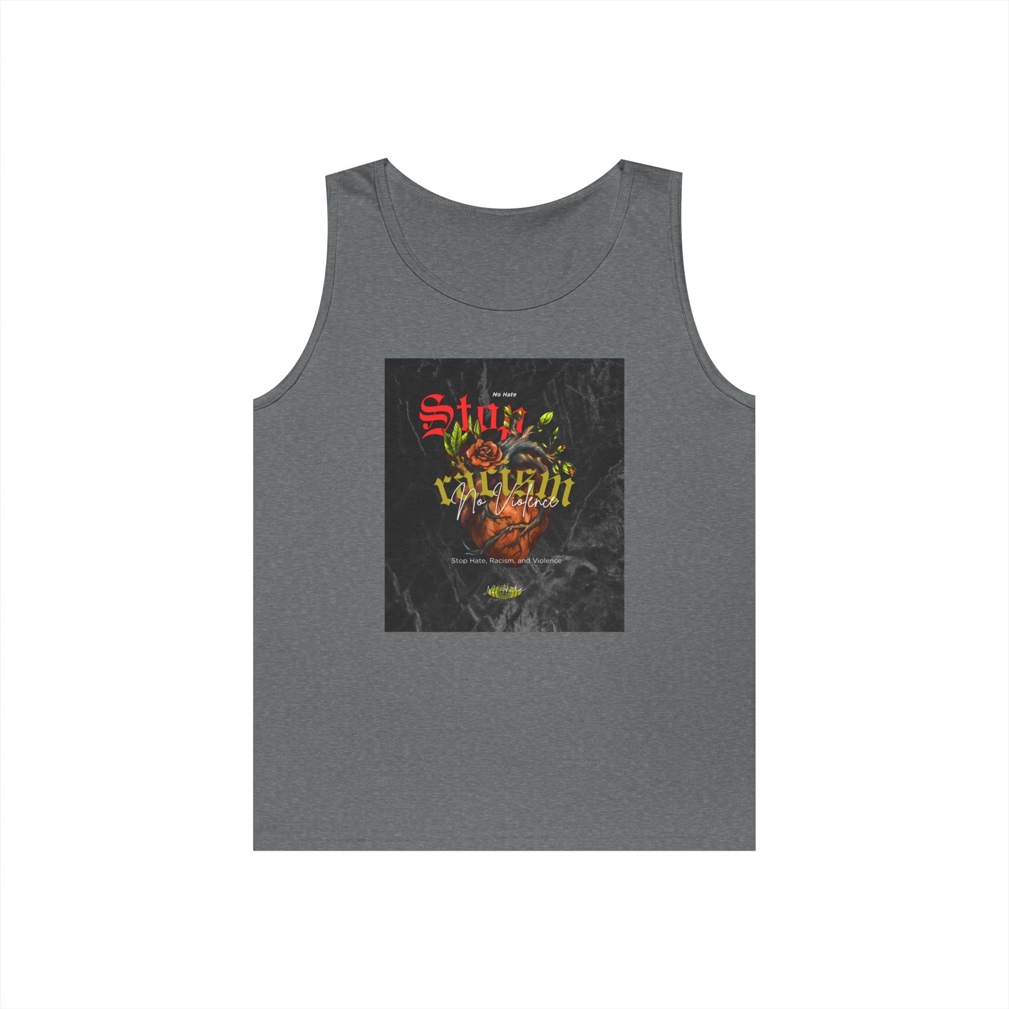 Skull & Crown Graphic Tank Top — Vintage Gothic Streetwear
