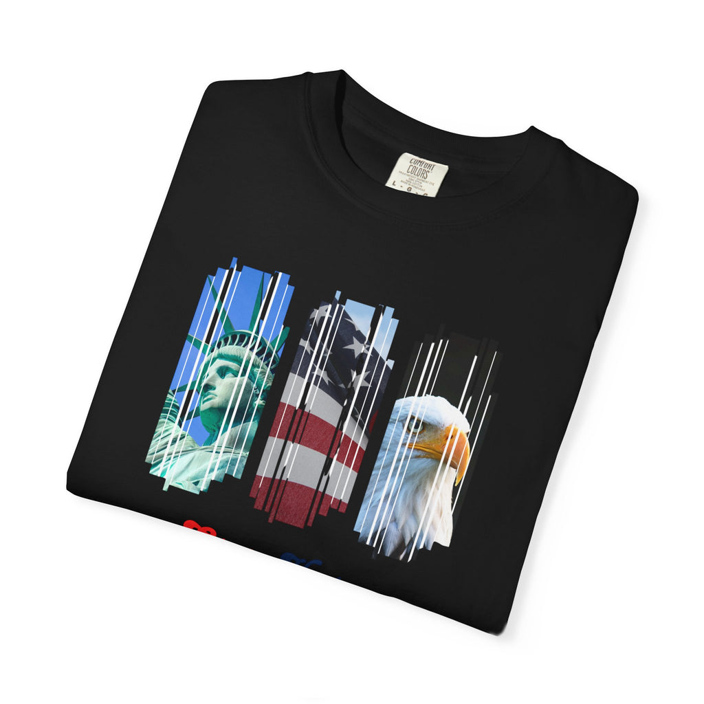 Patriotic 'Stop Hate Racism and Violence' T-Shirt
