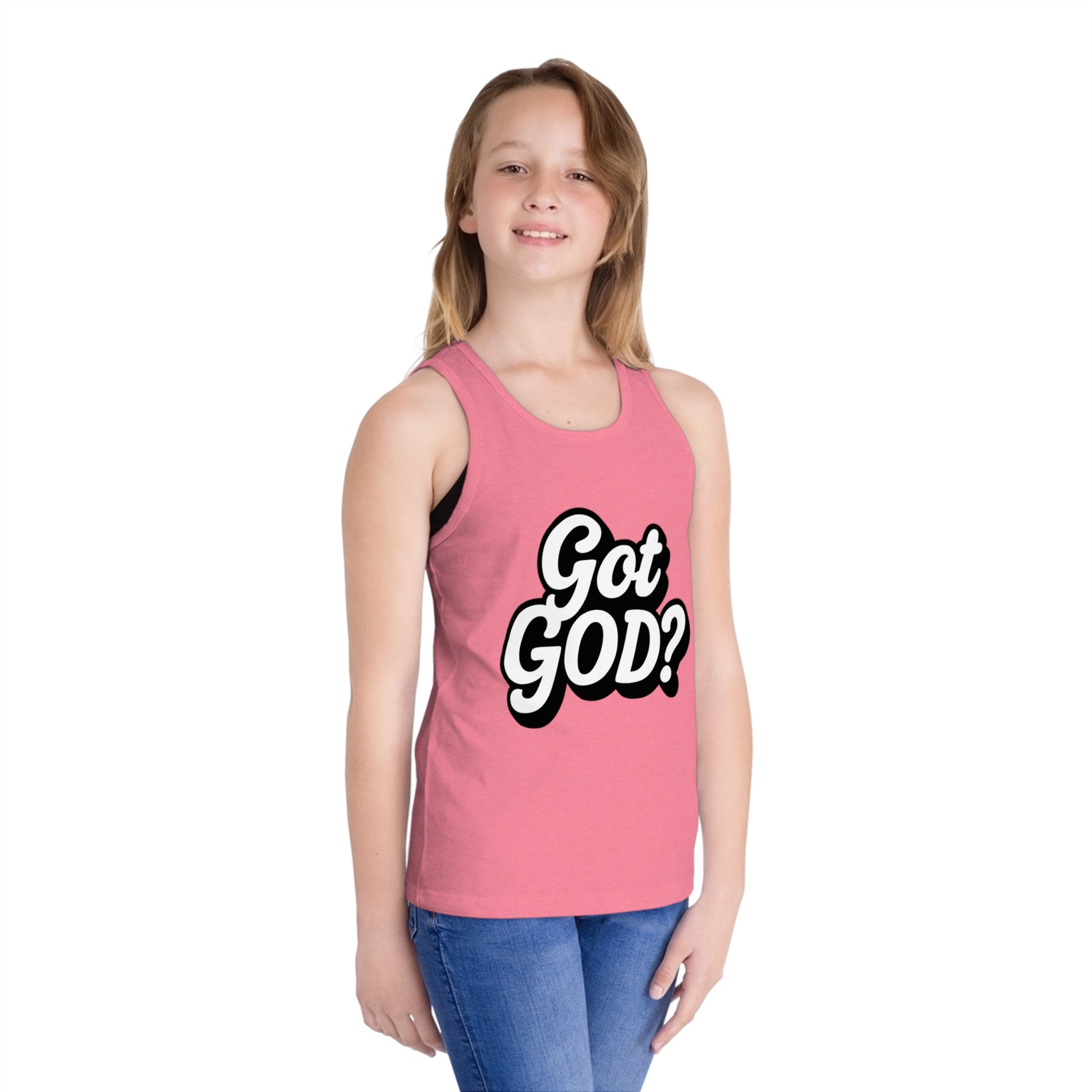 Kids Tank Top "Got GOD?" Religious Graphic Tees for Children