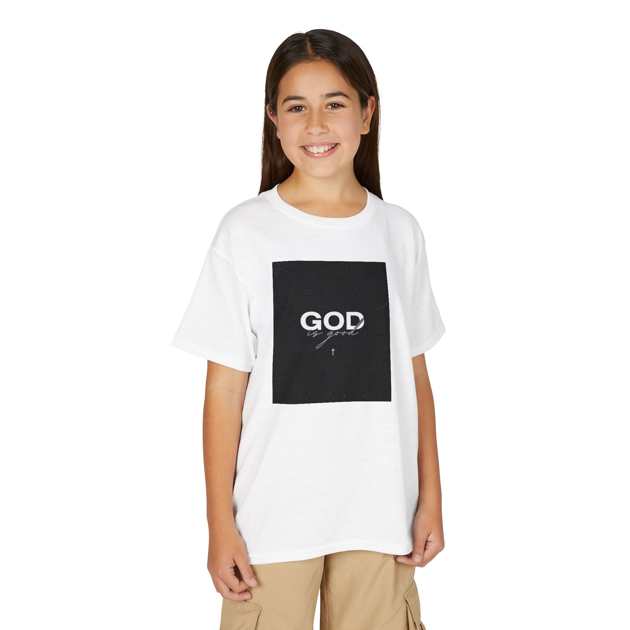 Youth T-Shirt — "GOD" Script Logo Graphic Tee