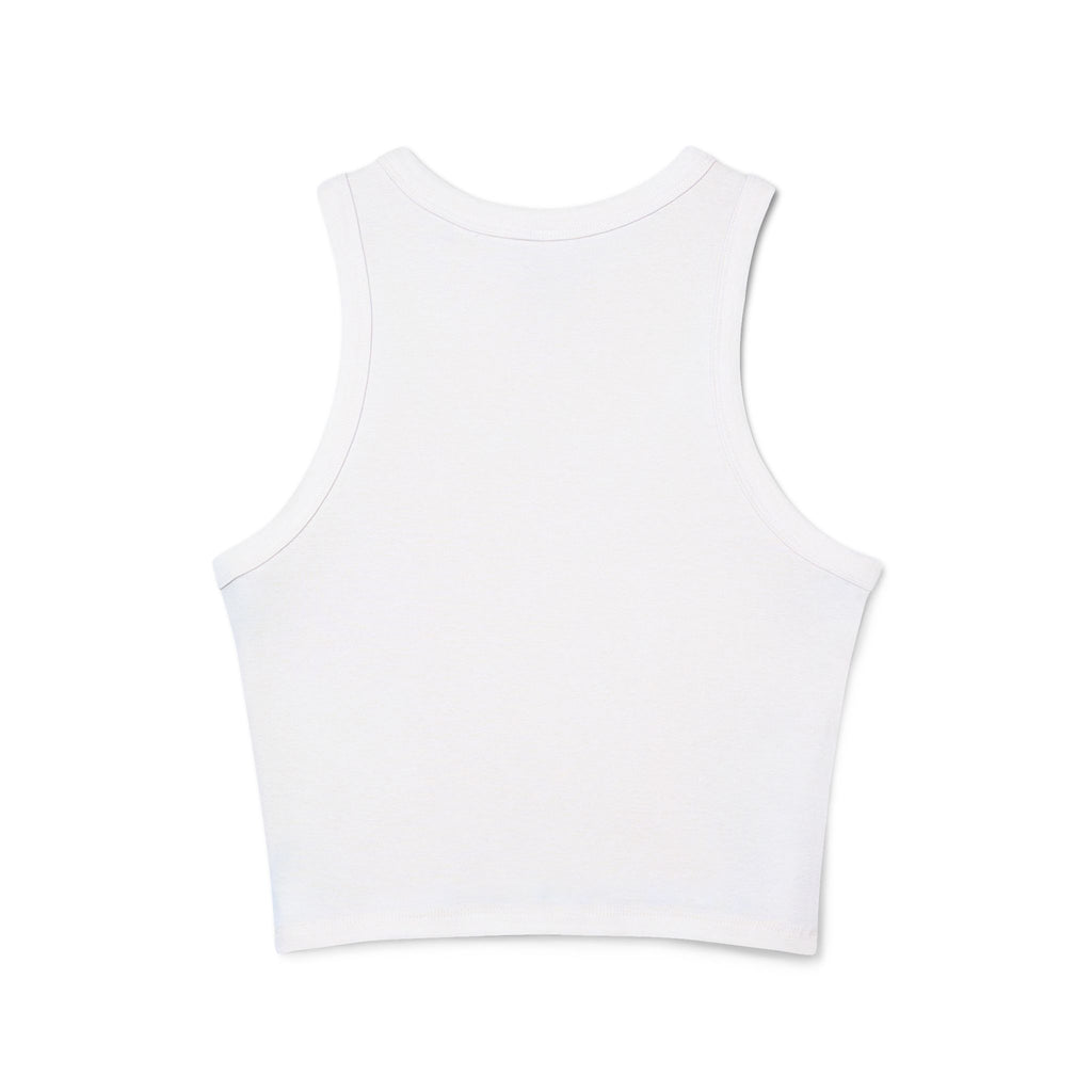 Racer Tank — "Stop Hate" Anti-Racism Gas Mask Graphic