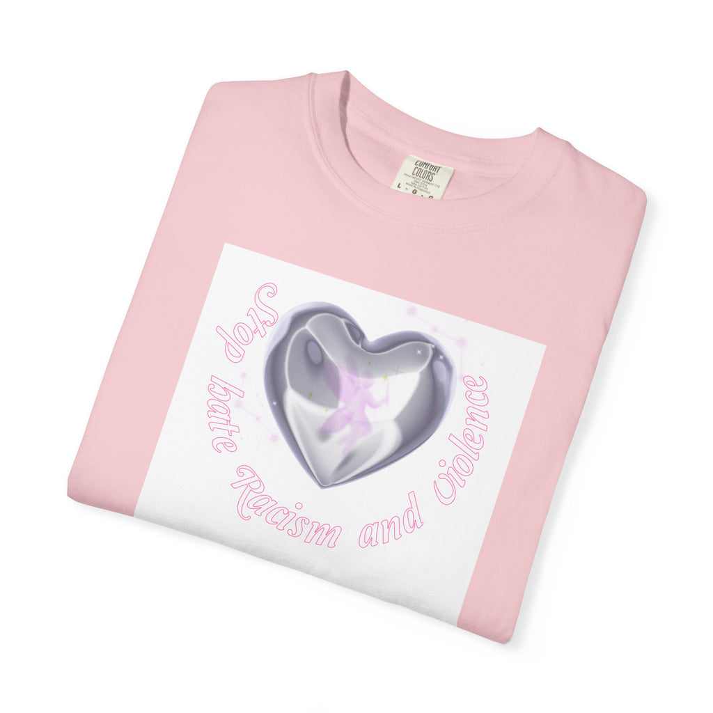 Heart Butterfly Tee — "Love, Hope, Passion and Patience" Graphic T-Shirt