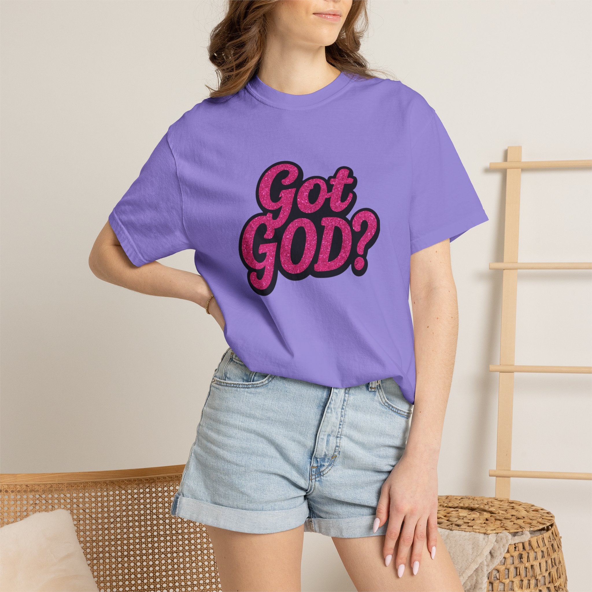 Got God? T-Shirt — Retro Bubble Letter Faith Tee