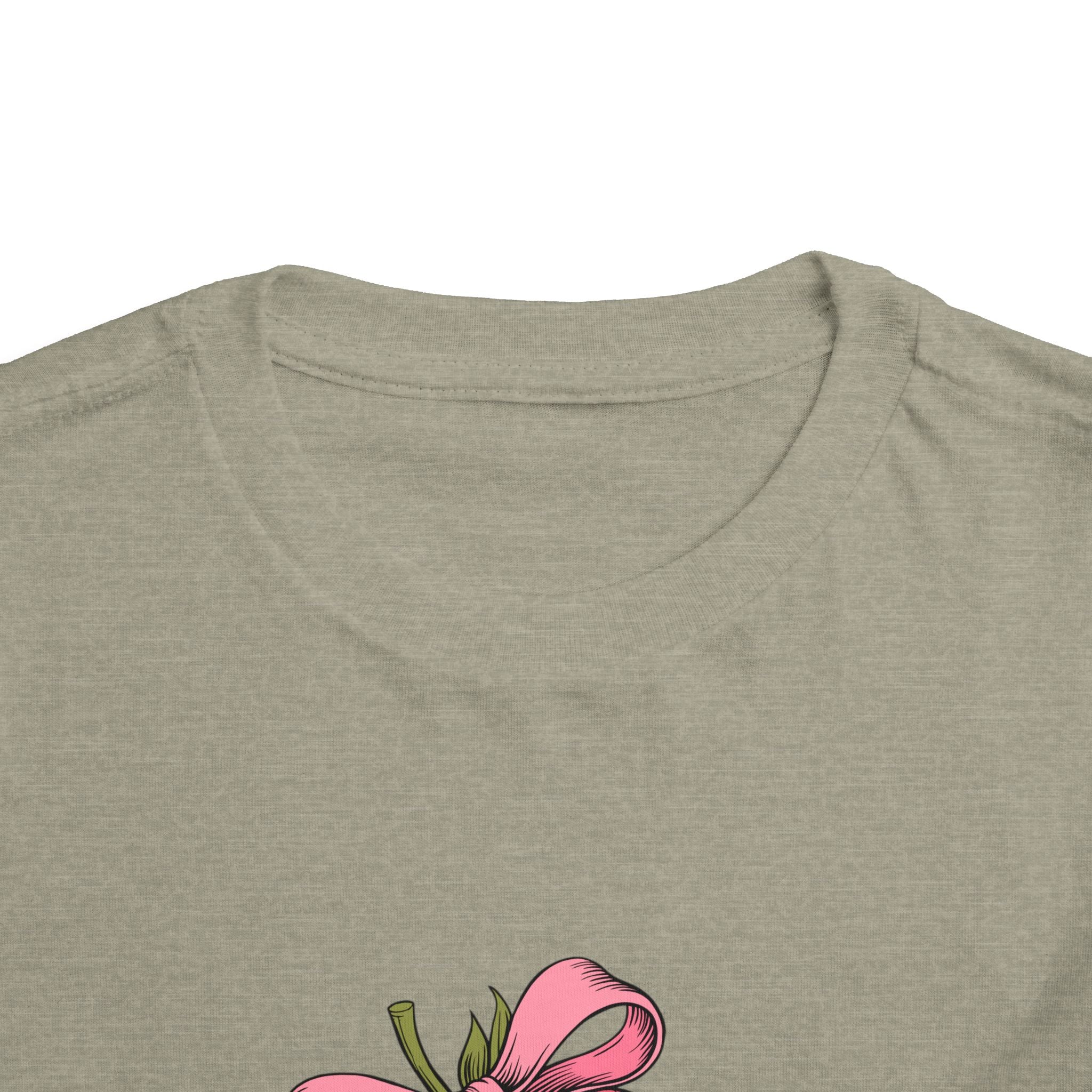 Toddler Tee — Pink Gift Strawberry Graphic "Stop Rockin and Rollin"
