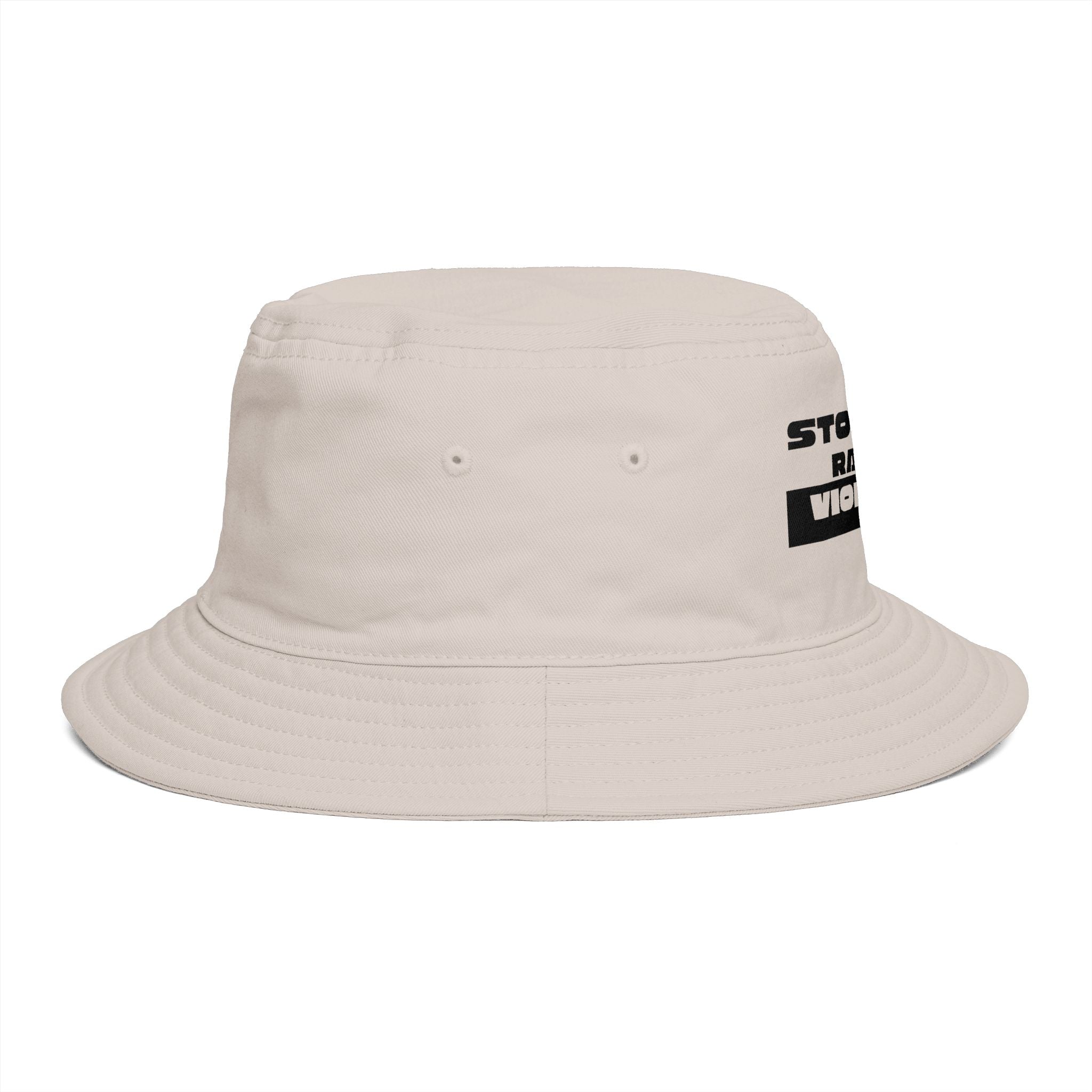 Bucket Hat - "Stop Hate Racism Violence" Anti-Racism Statement Hat