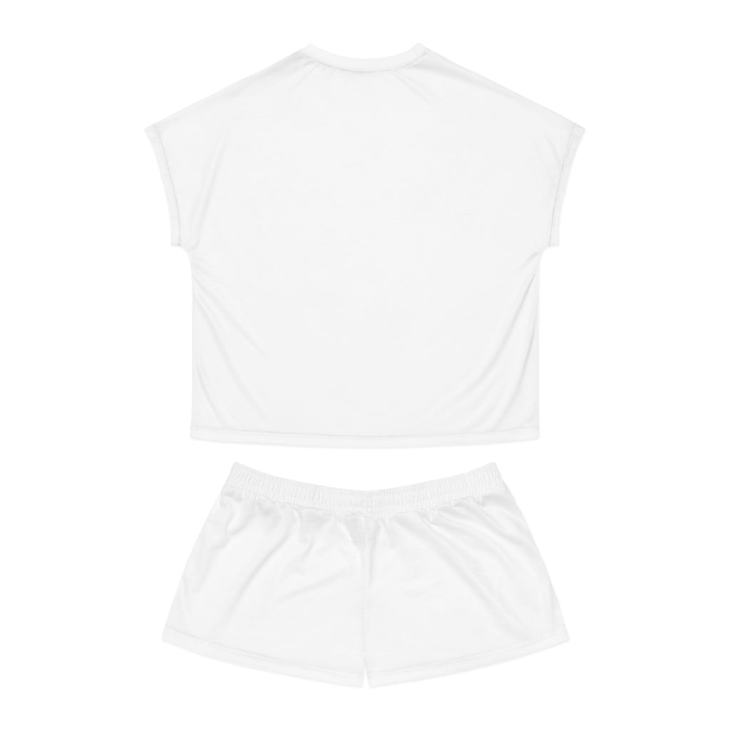 Women’s Pajama Short Set — Minimal Heart 'Love' Sleepwear