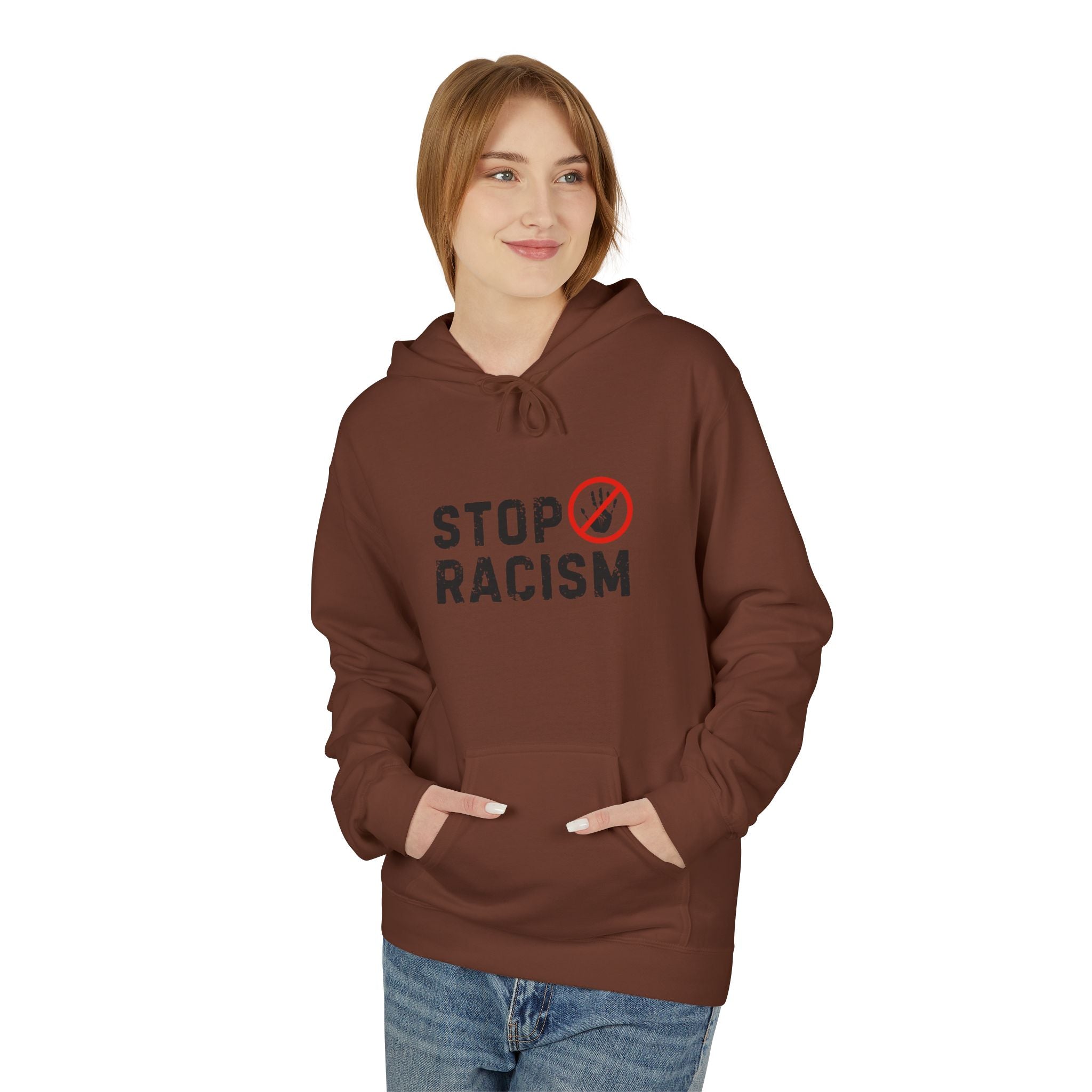 Stop Racism Hoodie — Anti-Racism Statement Pullover