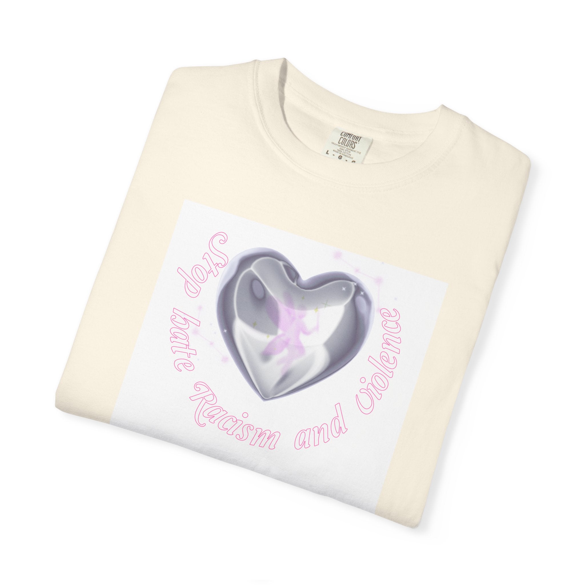 Heart Butterfly Tee — "Love, Hope, Passion and Patience" Graphic T-Shirt