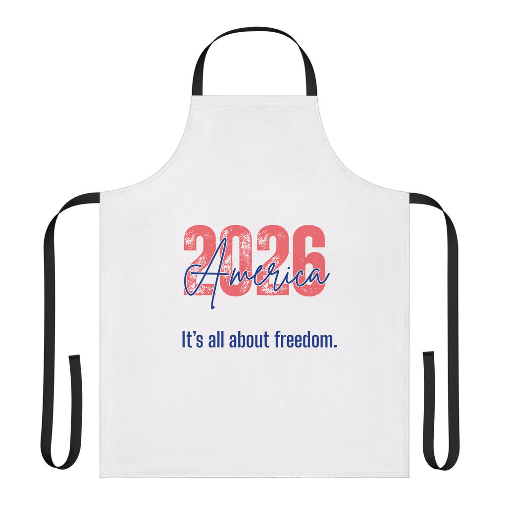 2026 America Freedom Apron – Patriotic Cooking & BBQ Apron