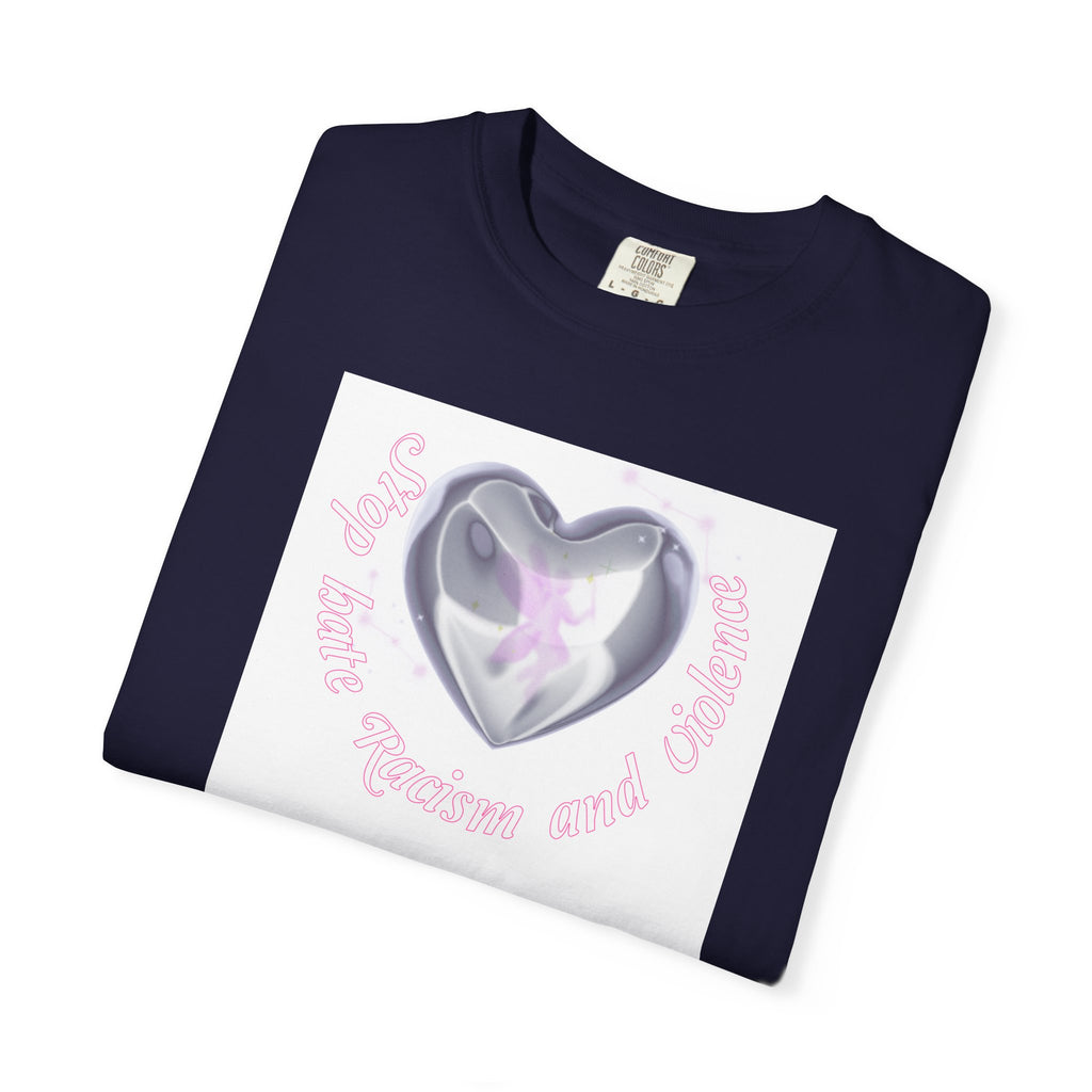 Heart Butterfly Tee — "Love, Hope, Passion and Patience" Graphic T-Shirt