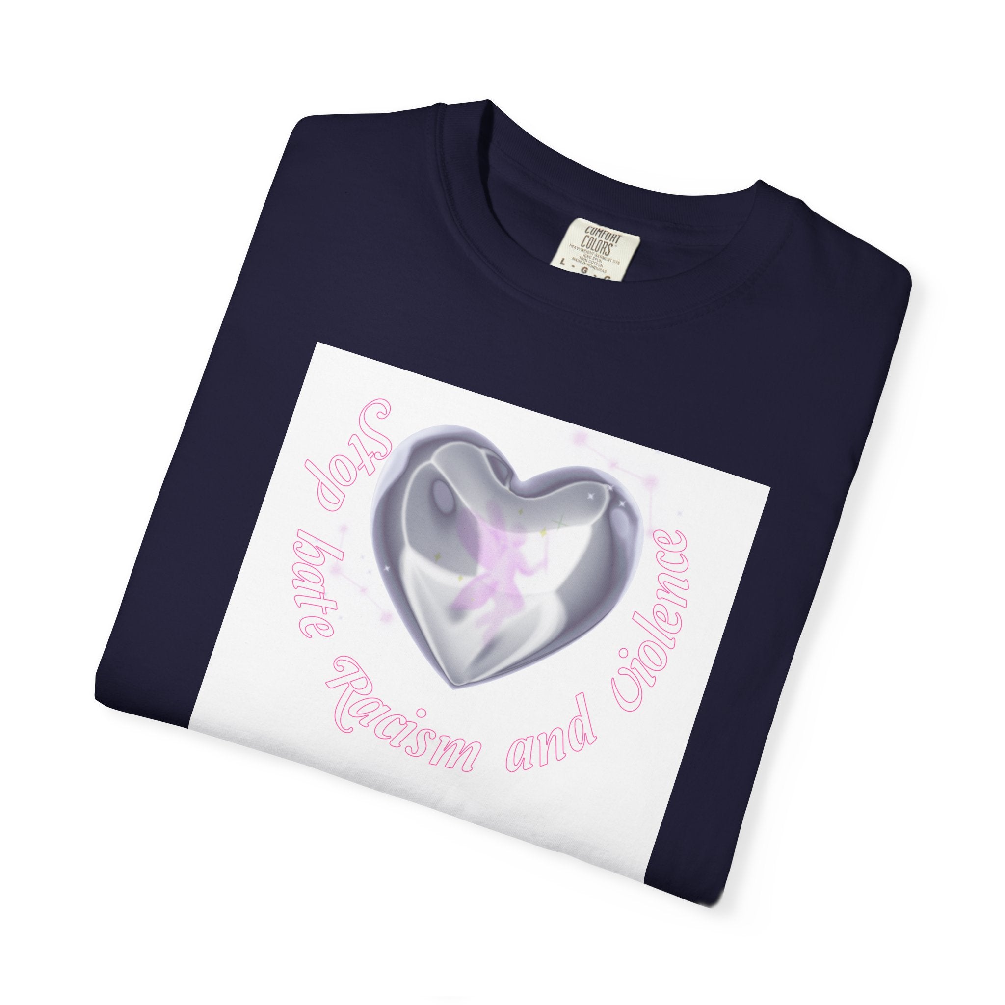 Heart Butterfly Tee — "Love, Hope, Passion and Patience" Graphic T-Shirt