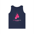 Pink Boxing Gloves Tank Top – “Stop Hate, Racism and Violence” Graphic Tank