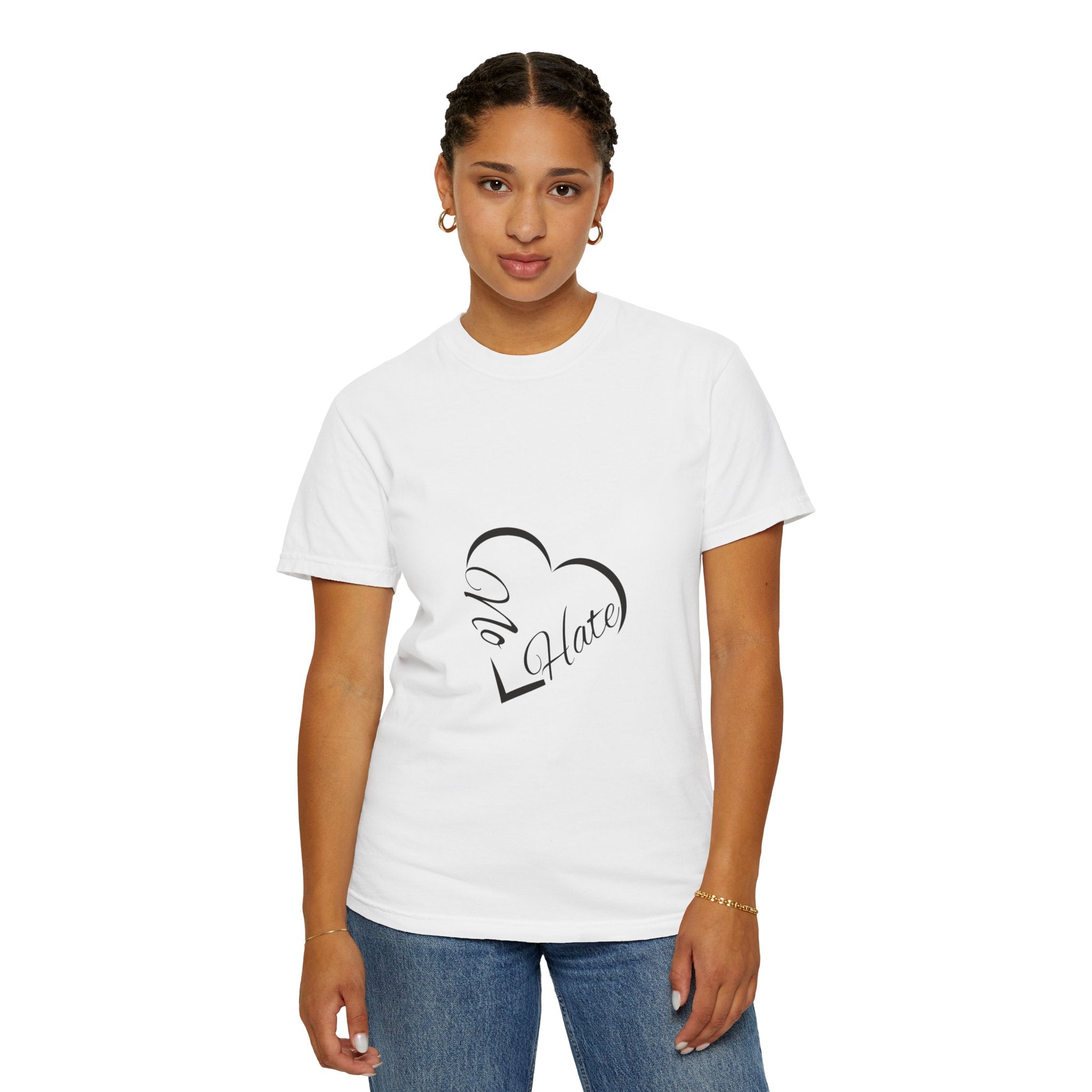 No Hate Heart T-Shirt — Anti-Hate Graphic Tee