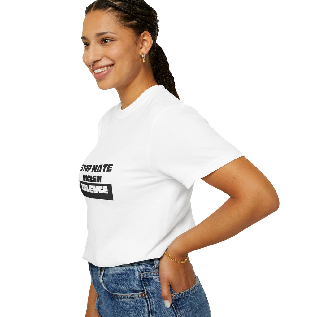 T-Shirt — "Stop Hate Racism Violence" Solidarity Tee