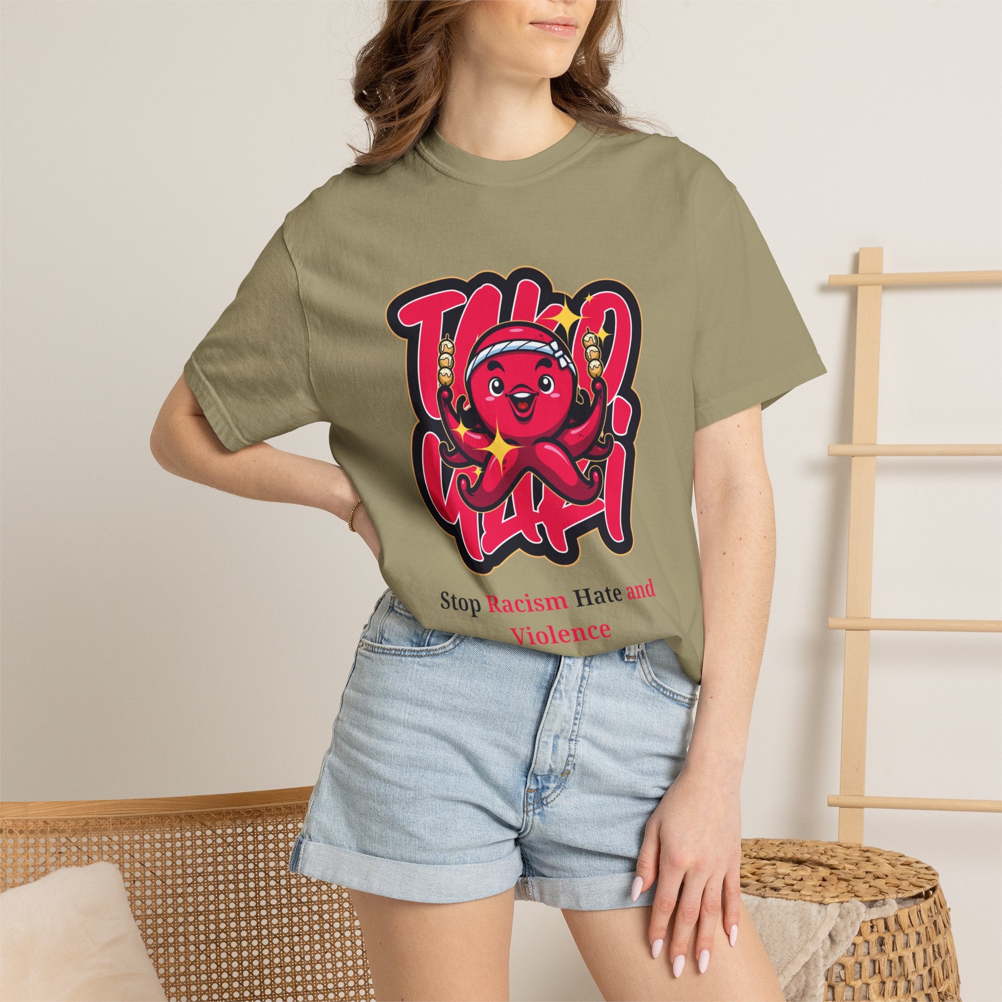 Stop Racism Octopus T-Shirt — Anti-Racism Message Tee
