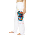 Dragon Print Pajama Pants - "Stop Hate and Racism, No Violence" Loungewear