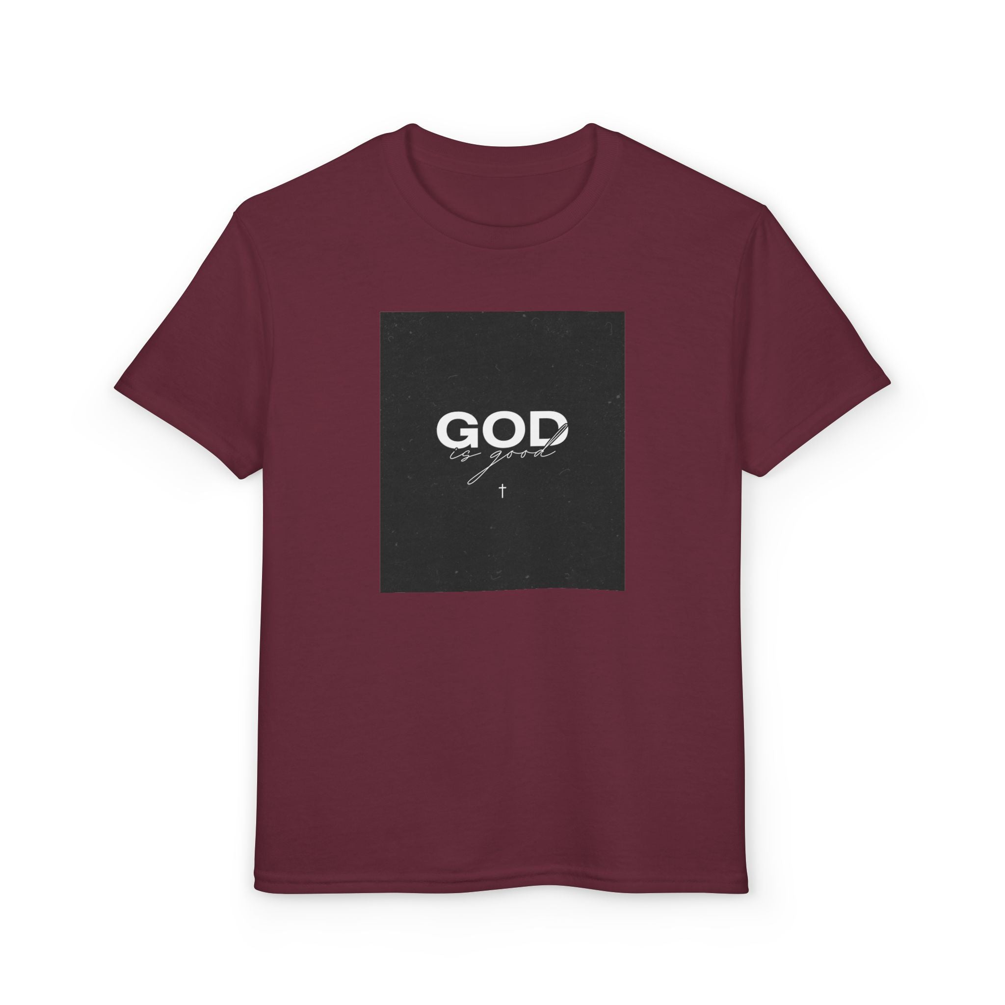 Youth T-Shirt — "GOD" Script Logo Graphic Tee