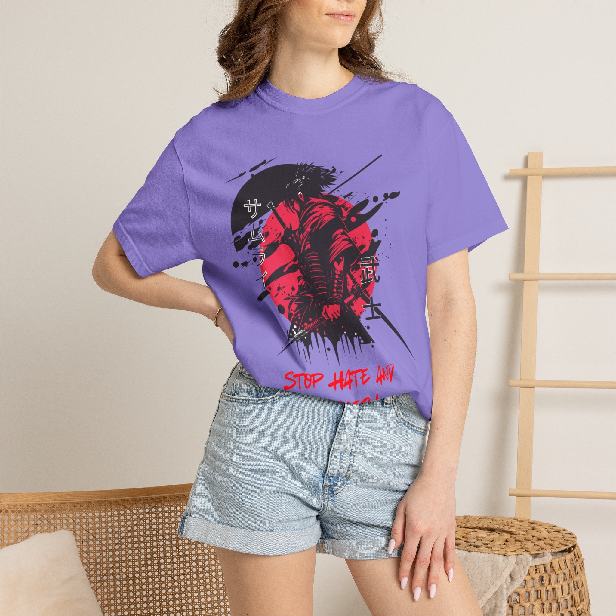 Stop Hate and Racism Graphic T-Shirt