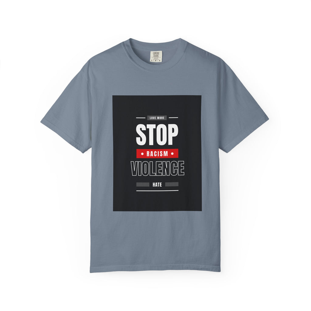 Stop Racism Stop Violence T-Shirt — Anti-Racism Protest Tee